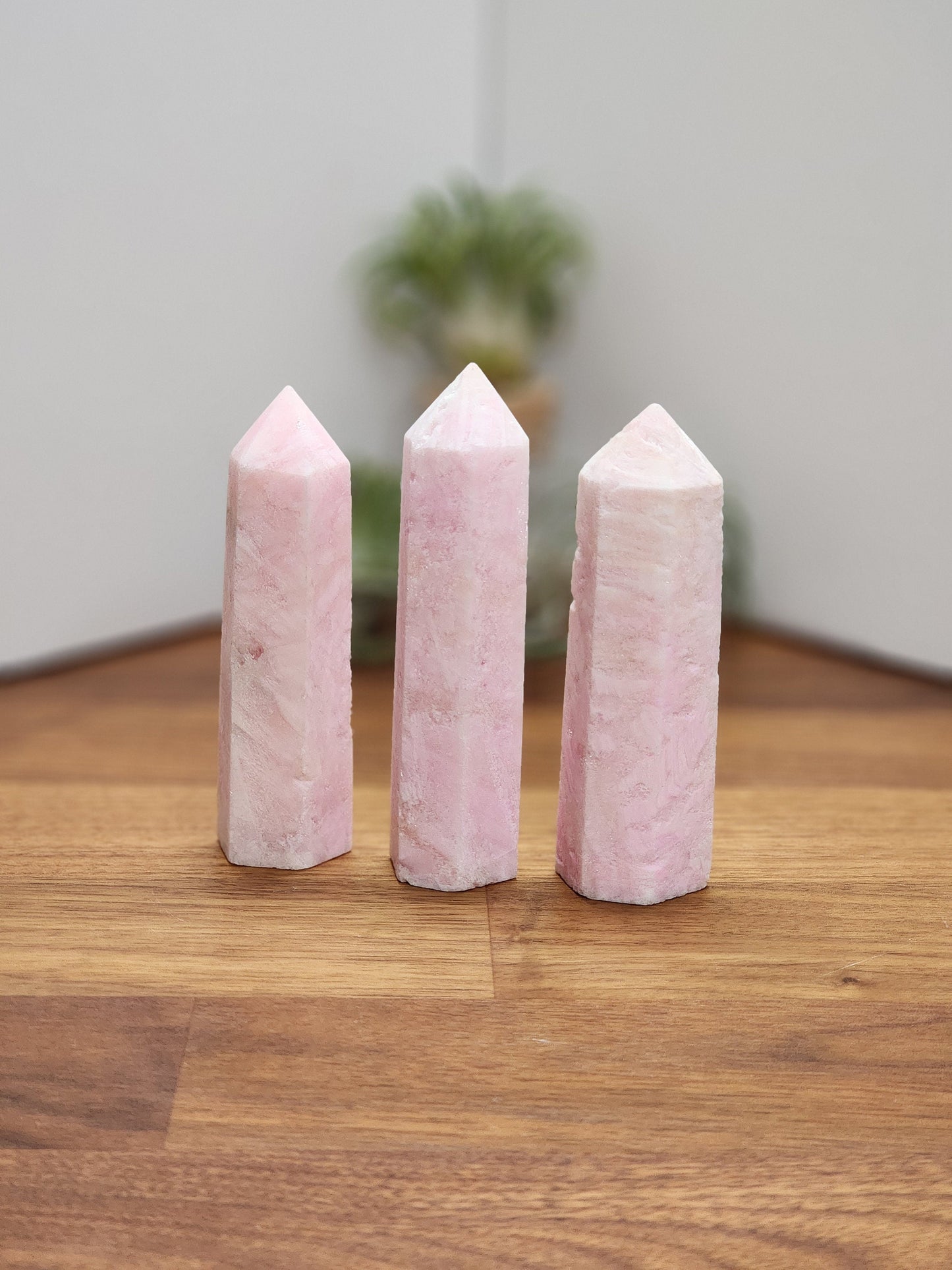 Aragonite Crystal Tower: Pink and White Stone (3.5 Inches)