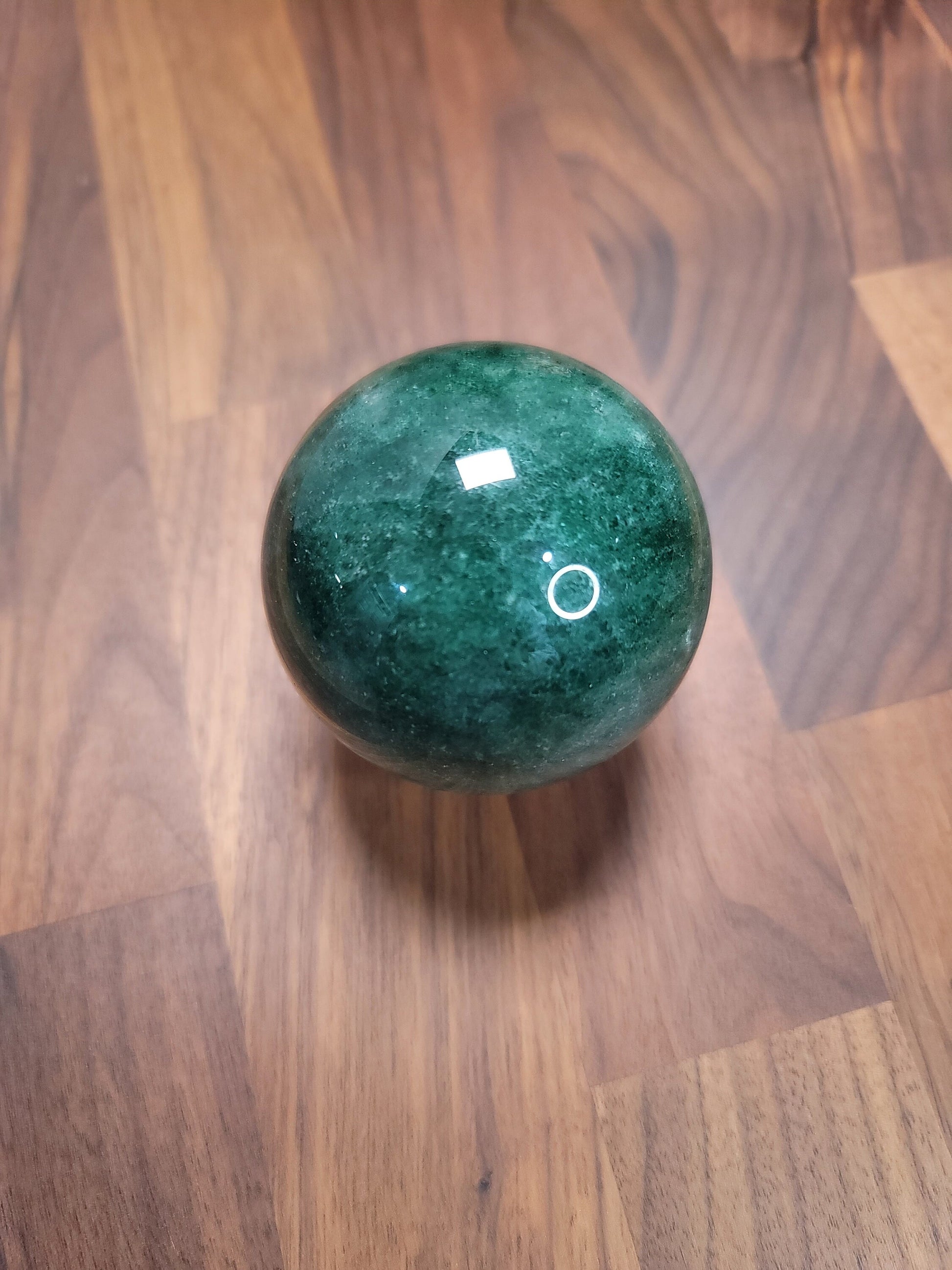 Green Strawberry Quartz Sphere: Sparkling Crystal Ball (68MM)