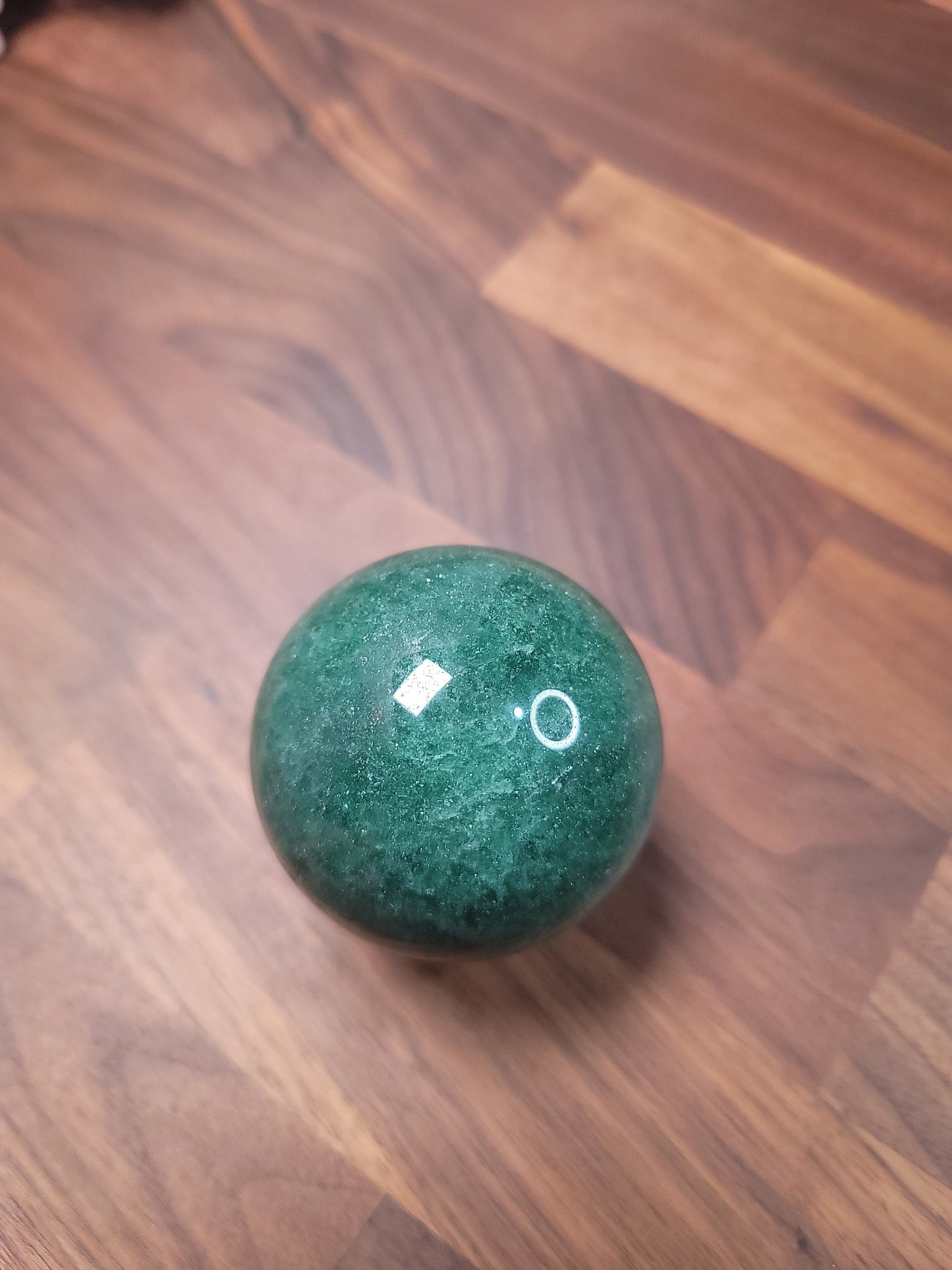 Sparkling Green Strawberry Quartz Sphere | 63 MM | Personal Collection | Only 1 Available