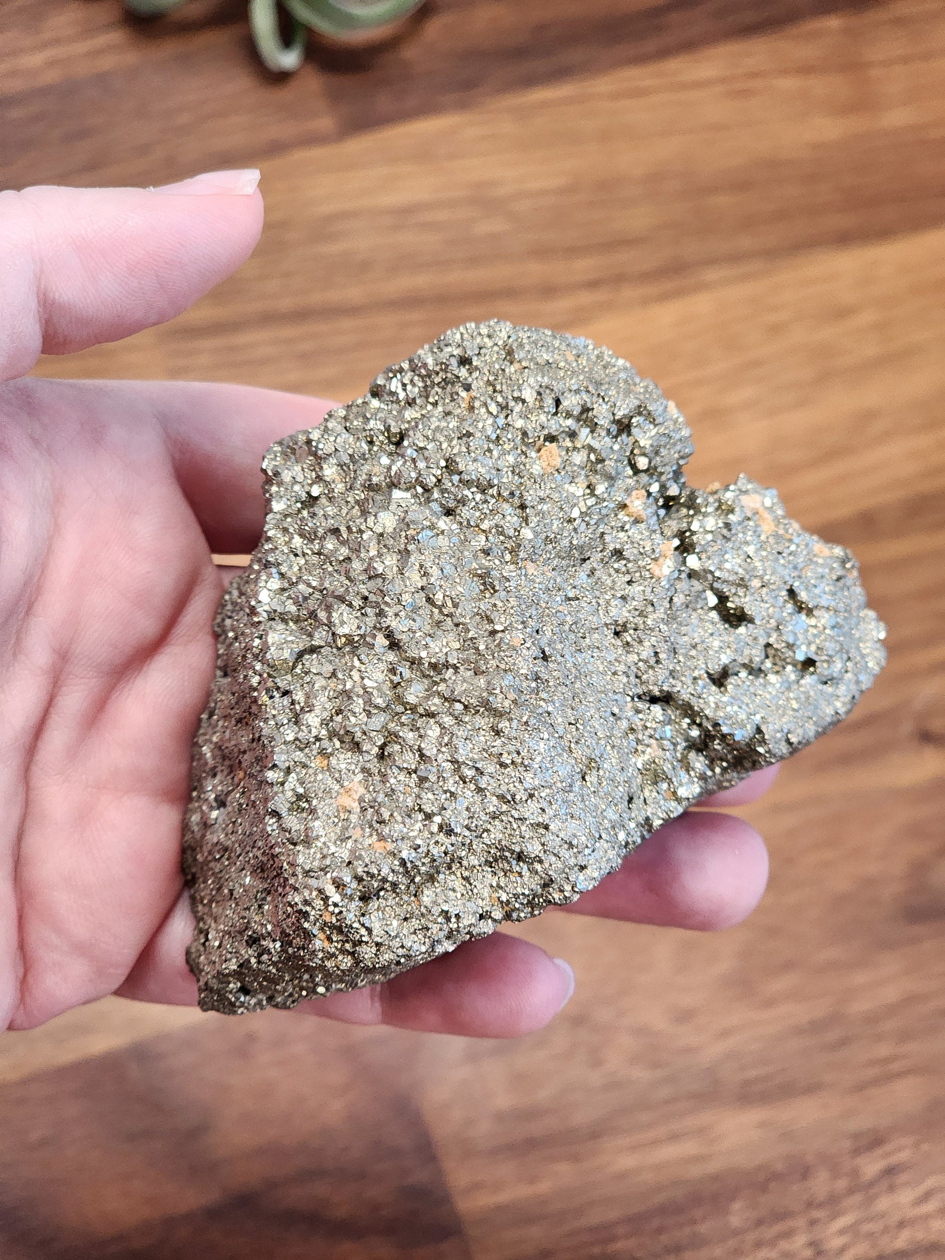 Pyrite Crystal Specimen: Sparkly Gold Cubes - Unique Decor Piece