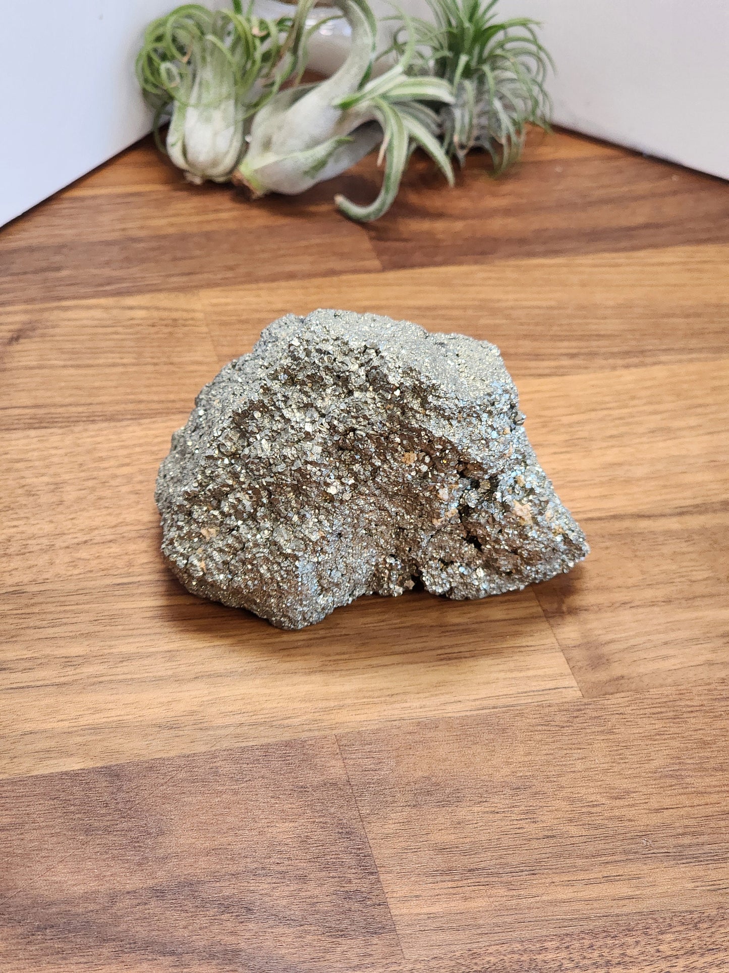 Pyrite Crystal Specimen: Sparkly Gold Cubes - Unique Decor Piece