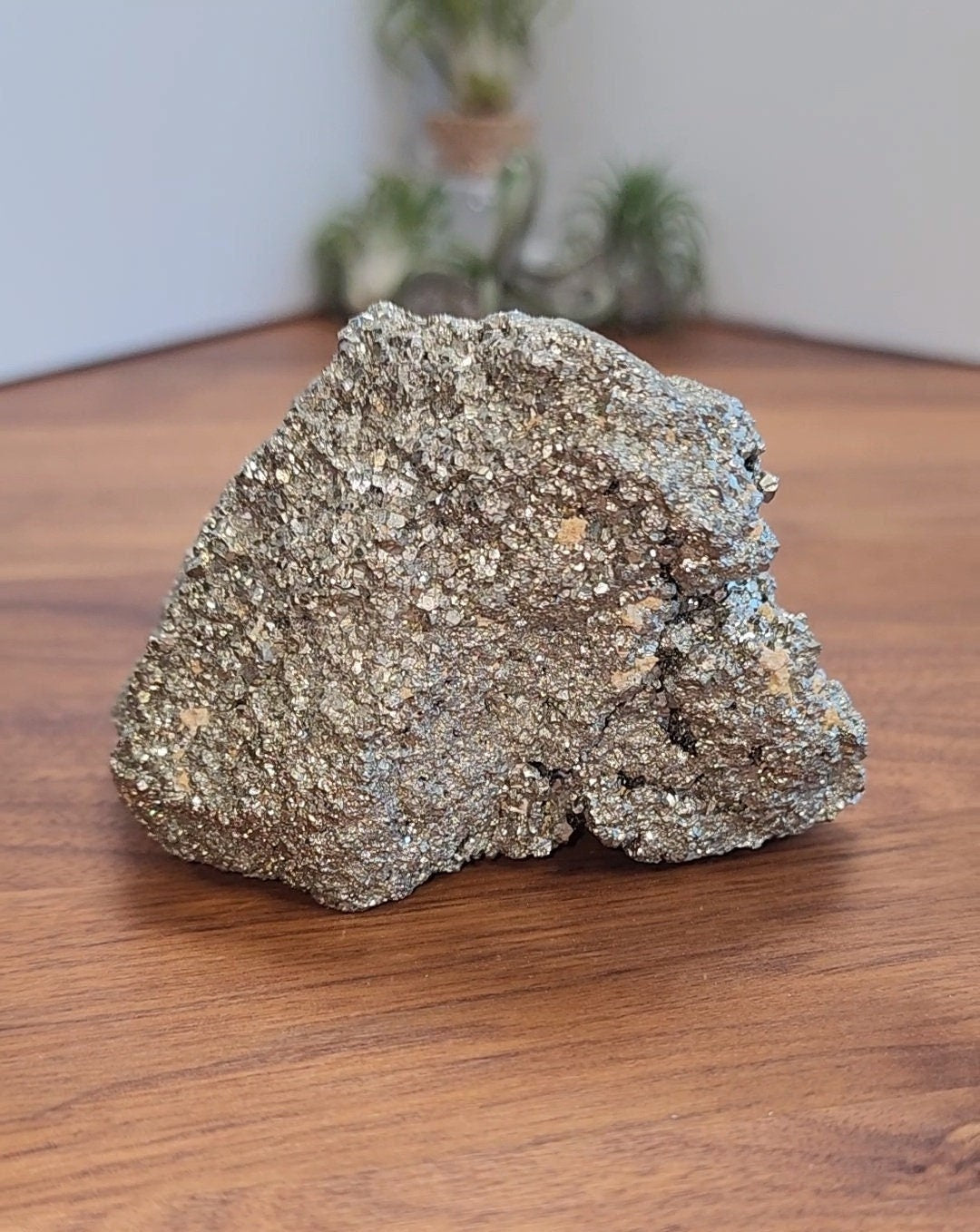 Pyrite Crystal Specimen: Sparkly Gold Cubes - Unique Decor Piece