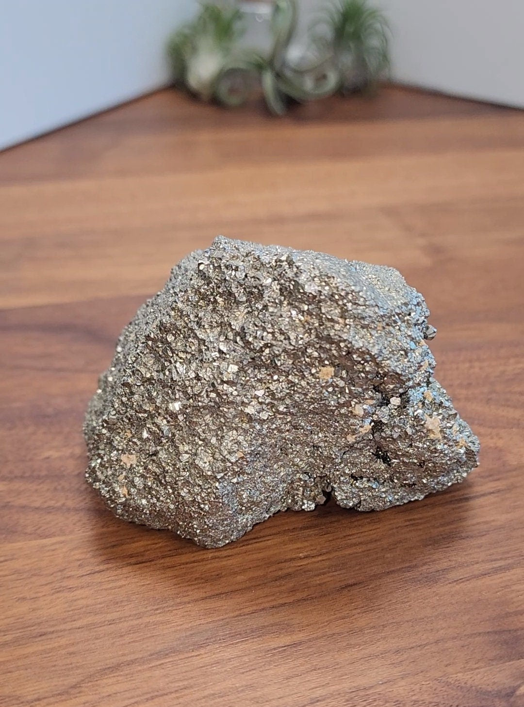 Pyrite Crystal Specimen: Sparkly Gold Cubes - Unique Decor Piece