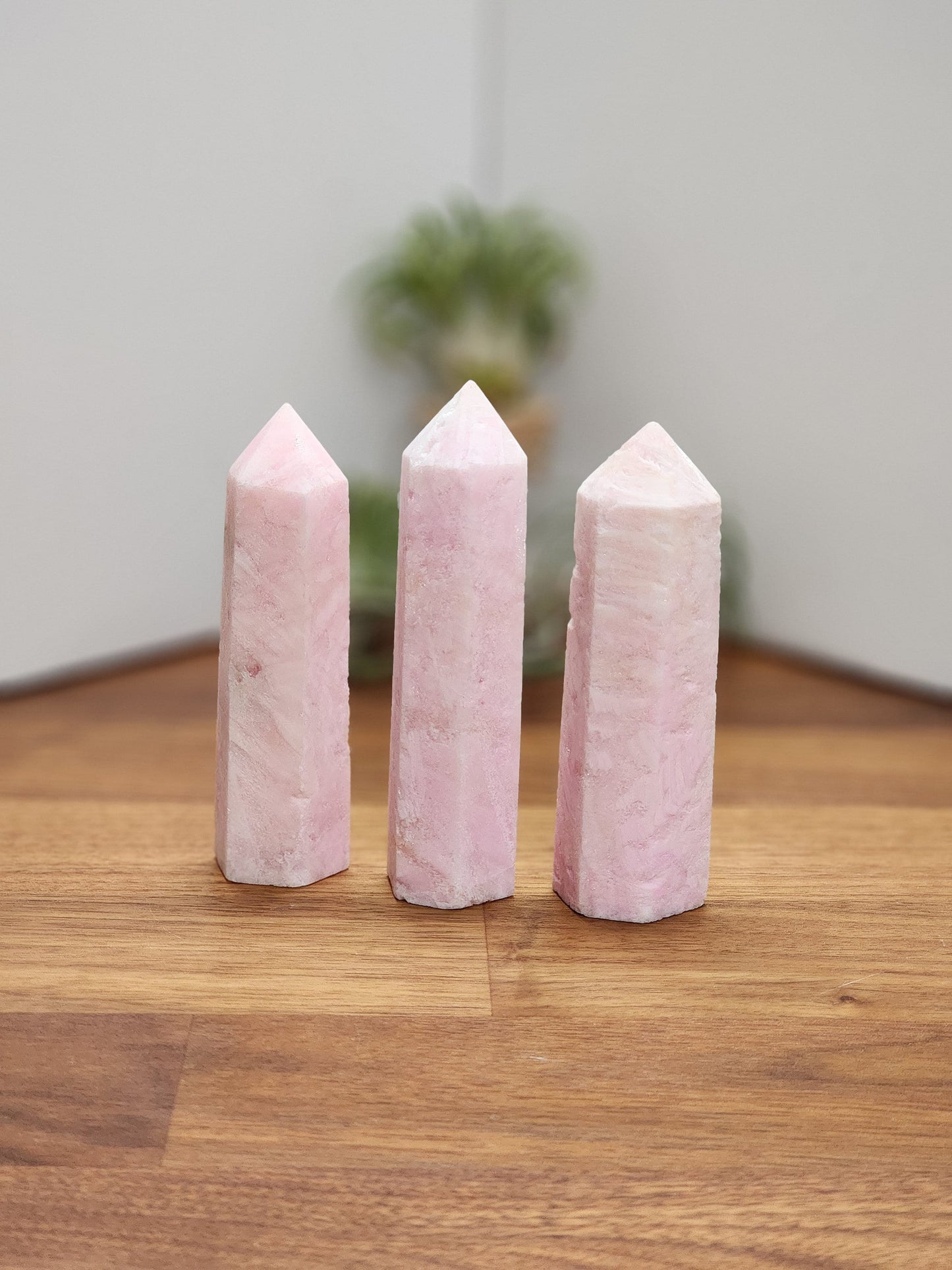 Aragonite Crystal Tower: Pink and White Stone (3.5 Inches)