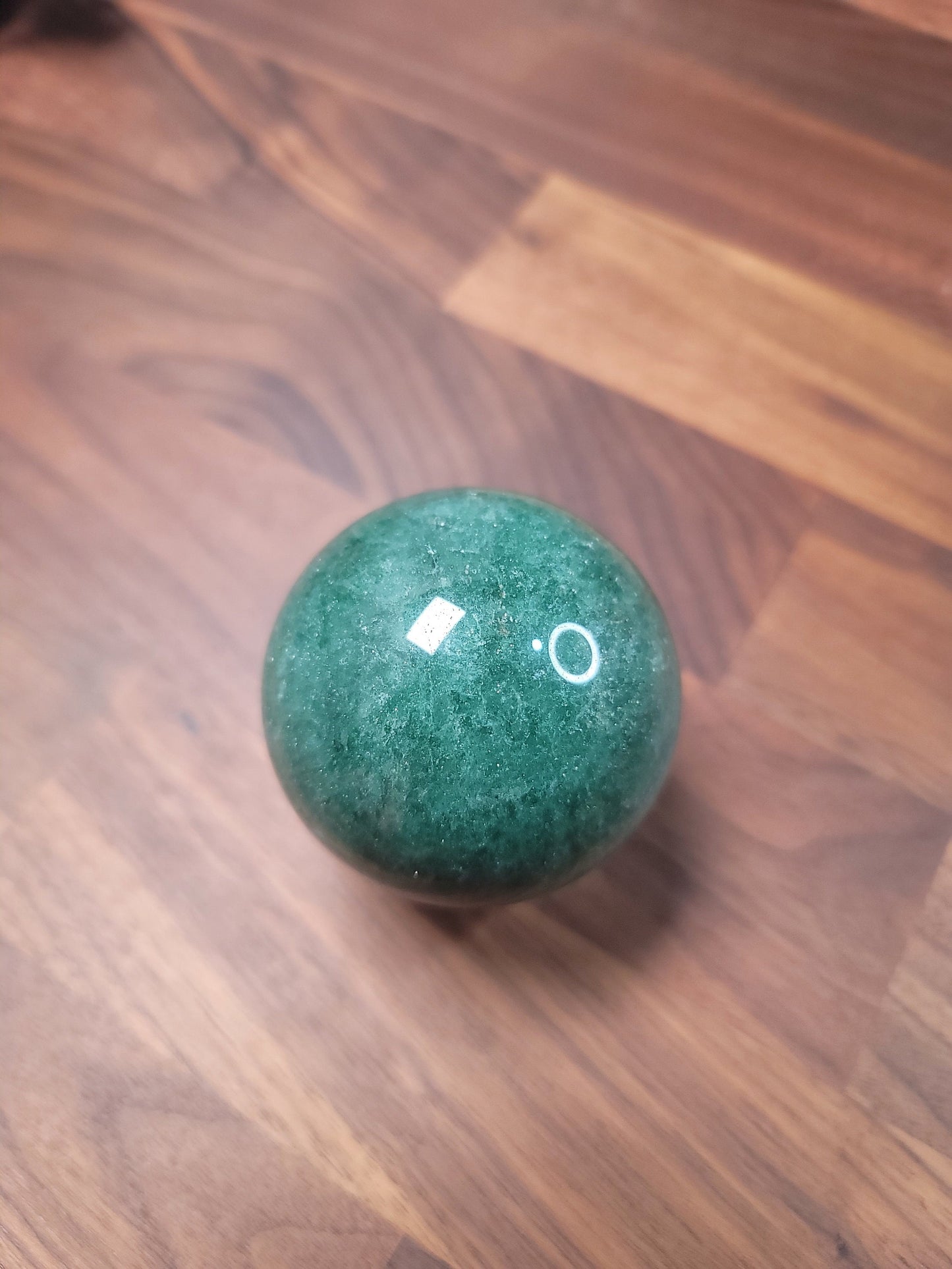 Sparkling Green Strawberry Quartz Sphere | 63 MM | Personal Collection | Only 1 Available