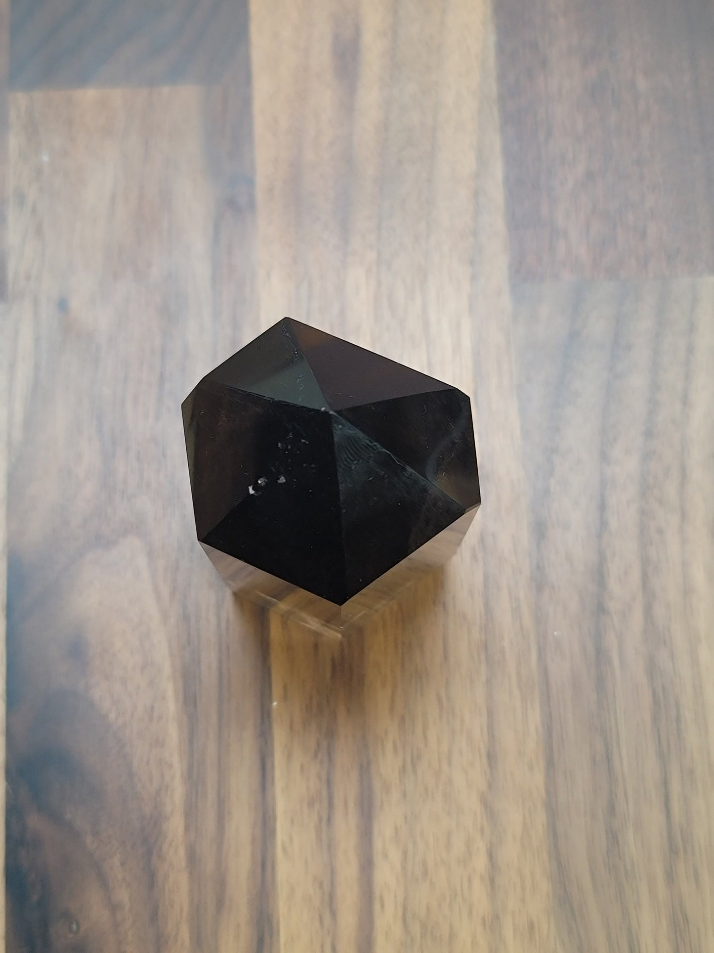 Smokey Quartz Crystal Tower: Chunky Point, Dark Clarity