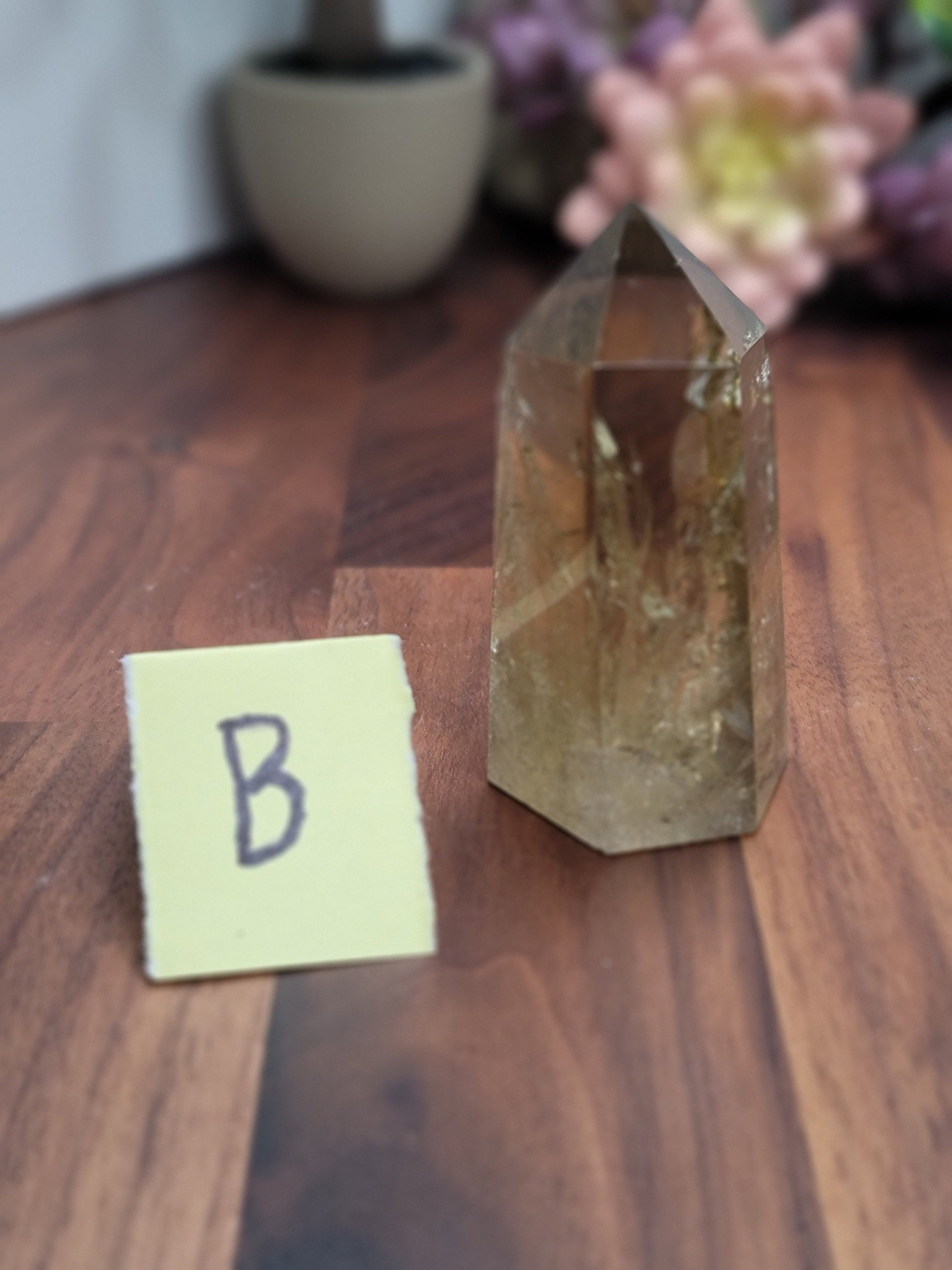 Smokey Quartz Crystal Tower | Various Sizes | Yellow and Clear Crystal Point | You Choose