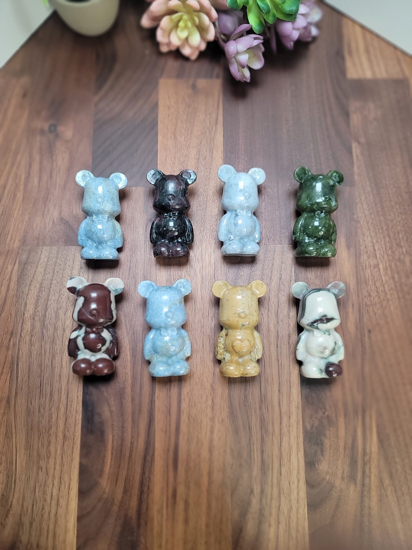 Cool Crystal Bears | Medium Size | Blue, Red, Green, Zebra, Yellow | Intuitively Chosen