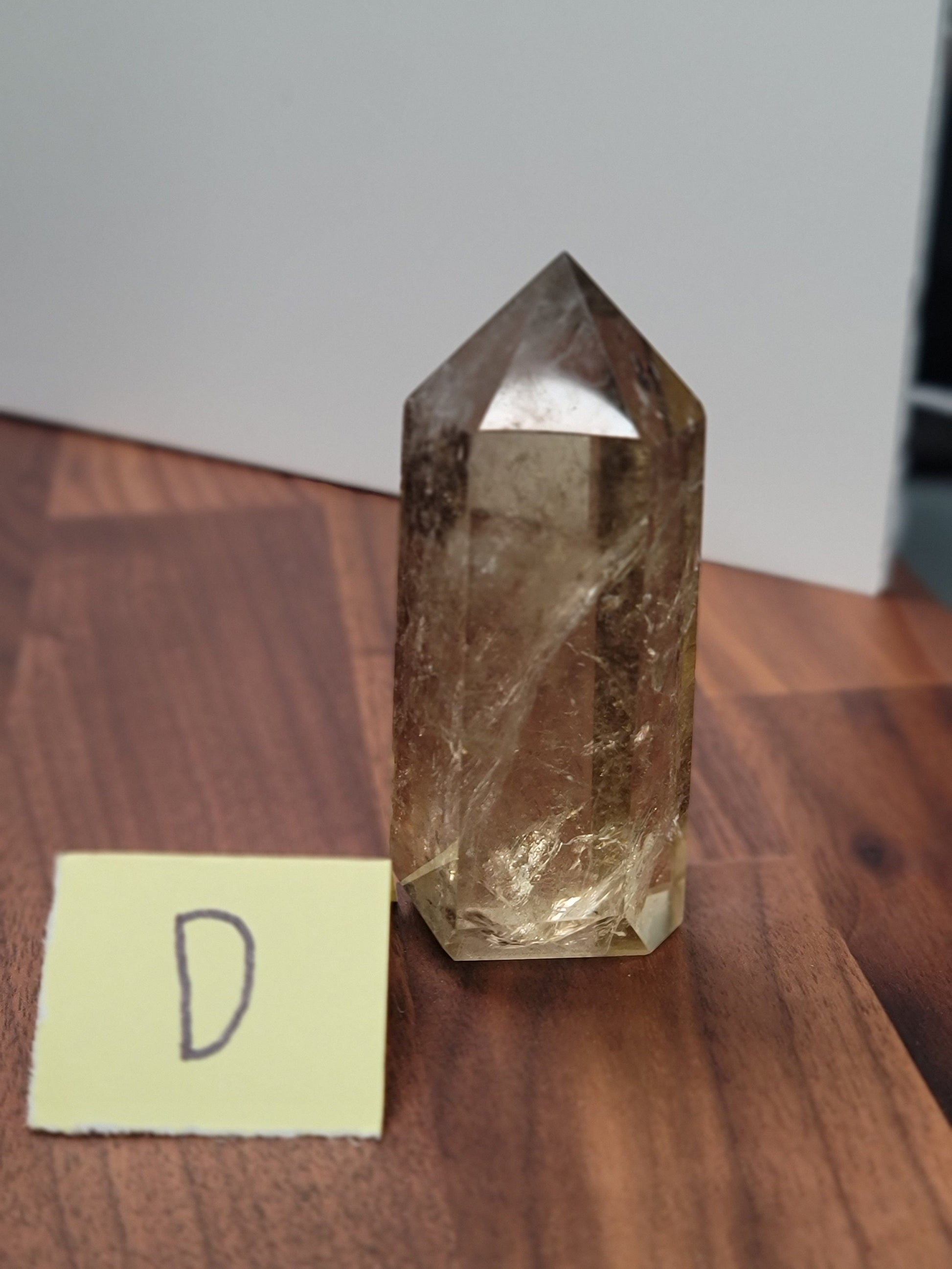 Smokey Quartz Crystal Tower | Various Sizes | Yellow and Clear Crystal Point | You Choose