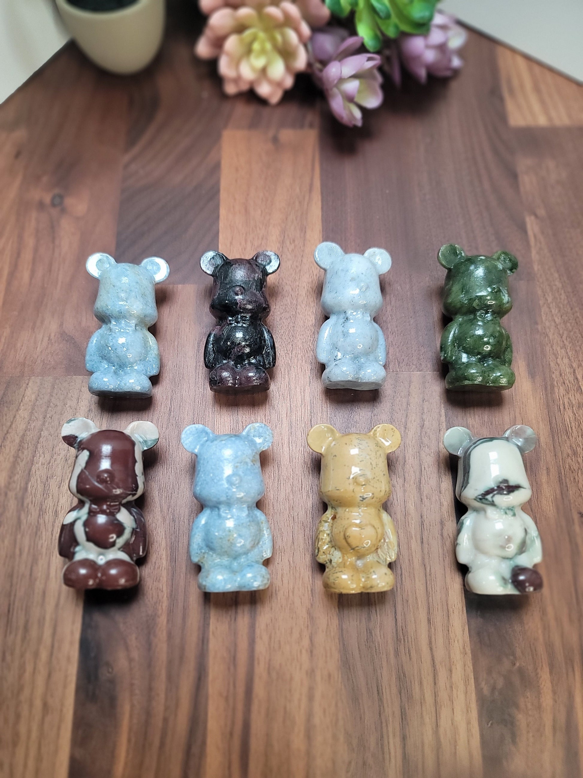 Cool Crystal Bears | Medium Size | Blue, Red, Green, Zebra, Yellow | Intuitively Chosen