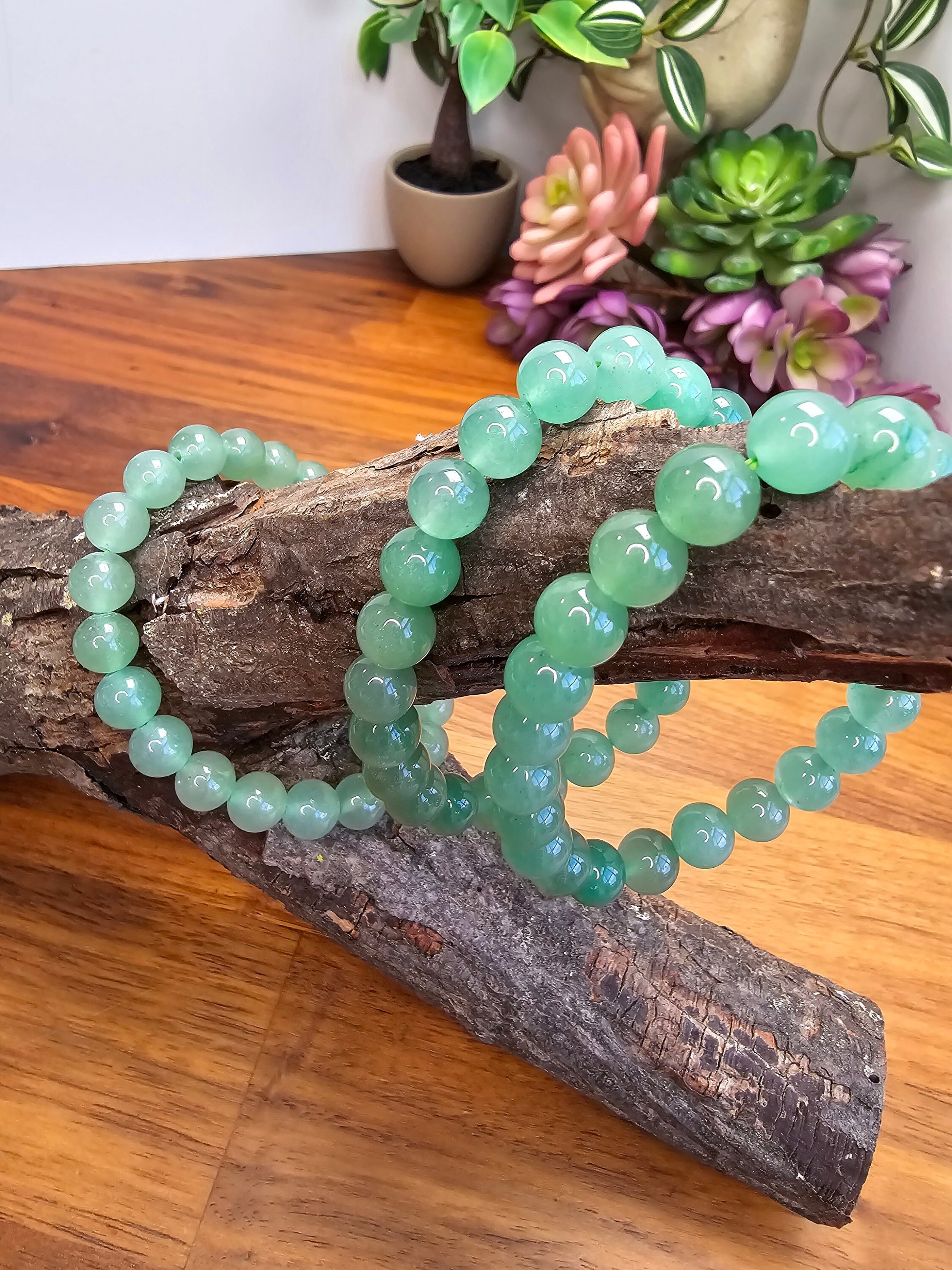 Green Aventurine | 8MM Crystal Bracelet Favorites | Lucky Girl Crystal Confetti Add On | St Patrick's Day Jewelry | Avoid the Pinch!