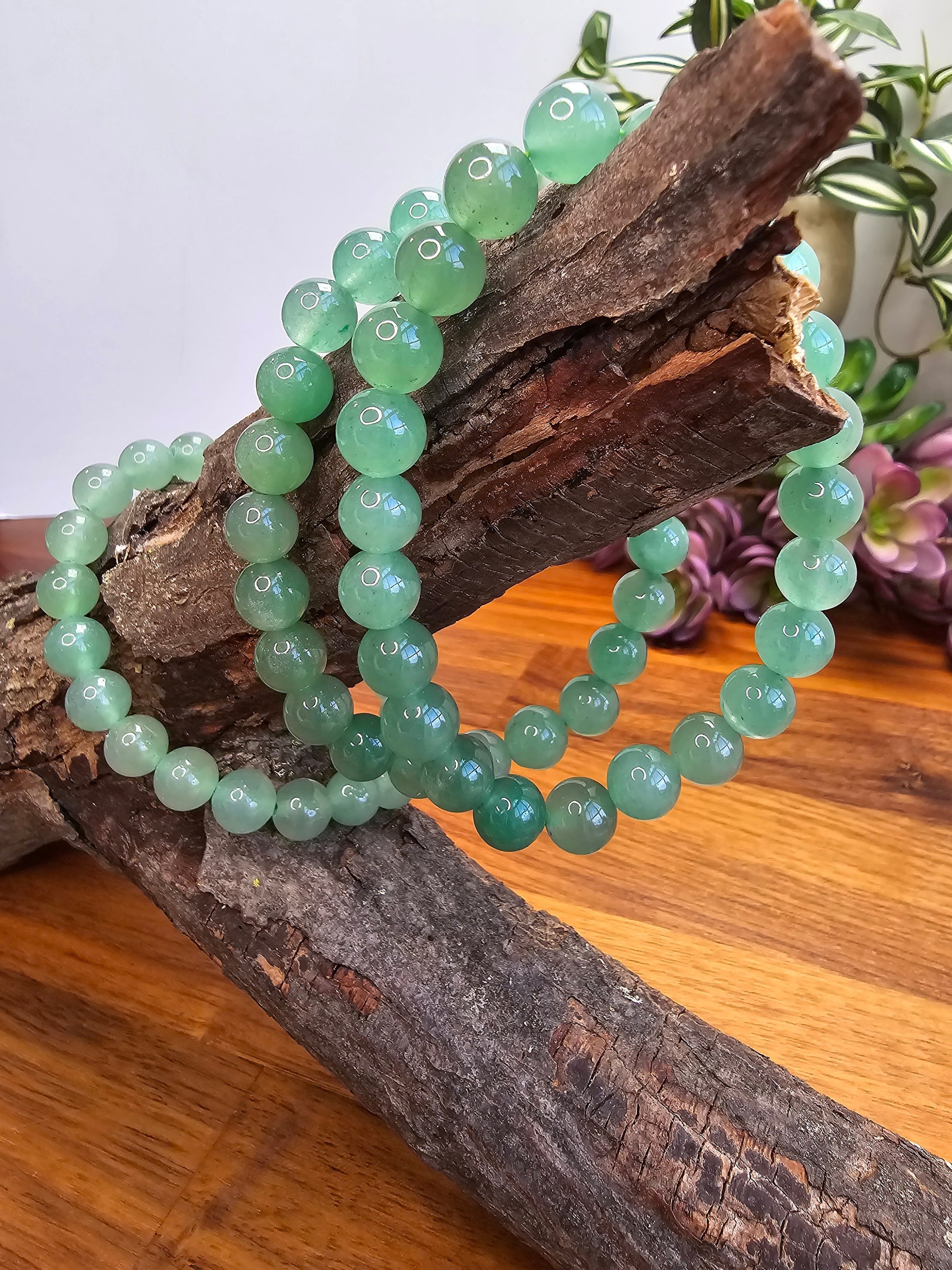 Green Aventurine | 8MM Crystal Bracelet Favorites | Lucky Girl Crystal Confetti Add On | St Patrick's Day Jewelry | Avoid the Pinch!