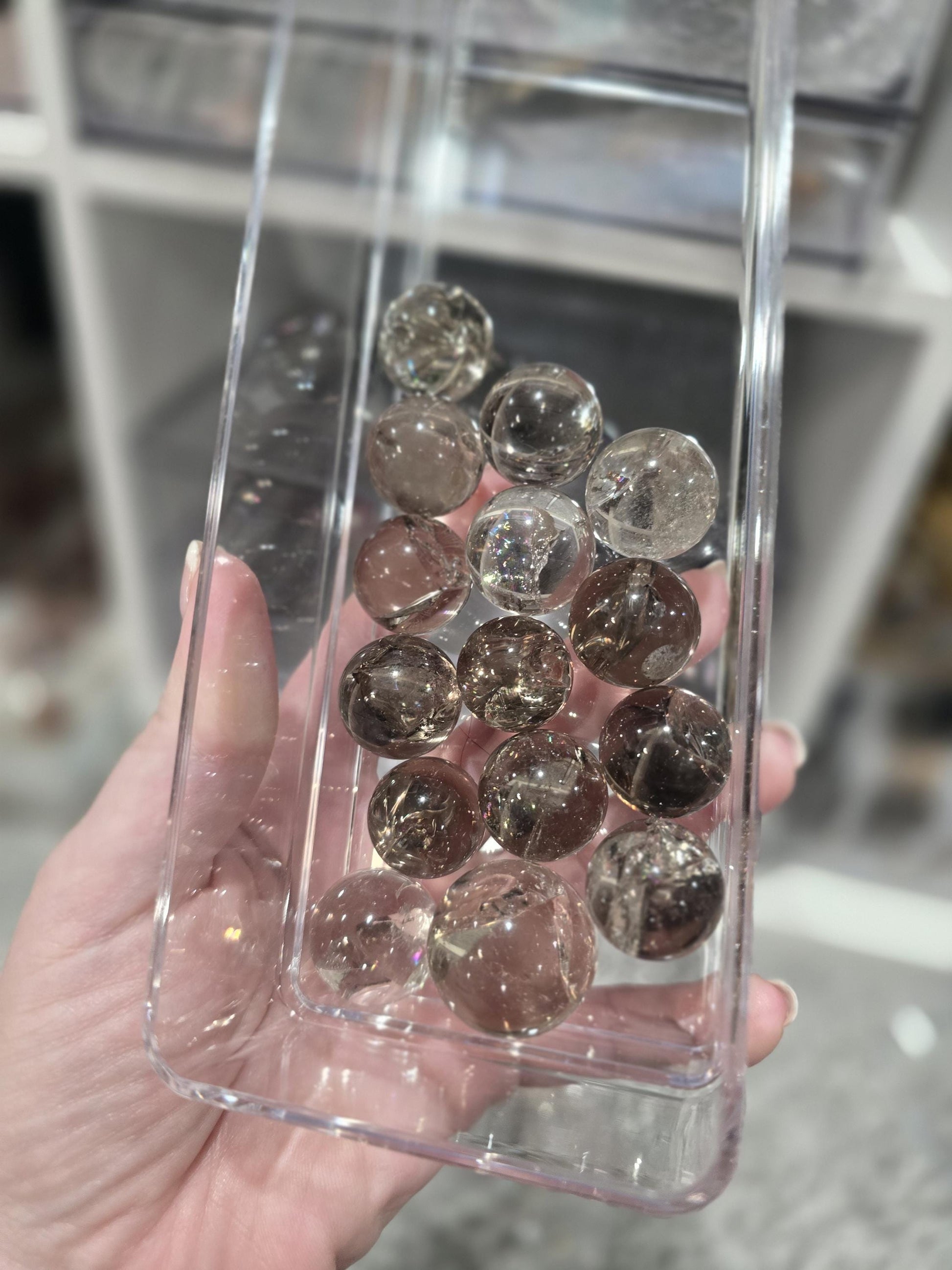 Smokey Quartz Mini Sphere | Around 20MM | Intuitively Chosen