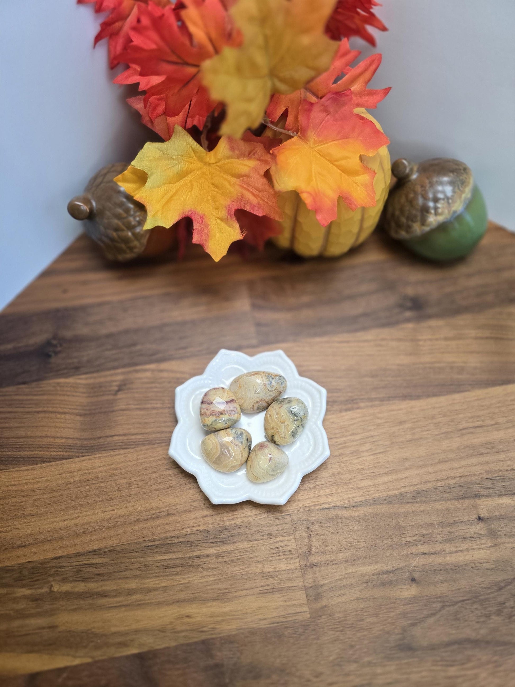 Crazy Lace Agate crystal tumbles