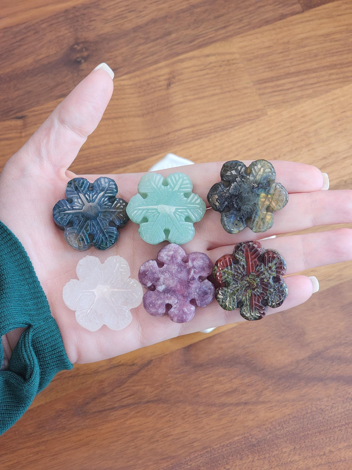 Mini Crystal Snowflake: Mineral Holiday Decor, Stocking Stuffer