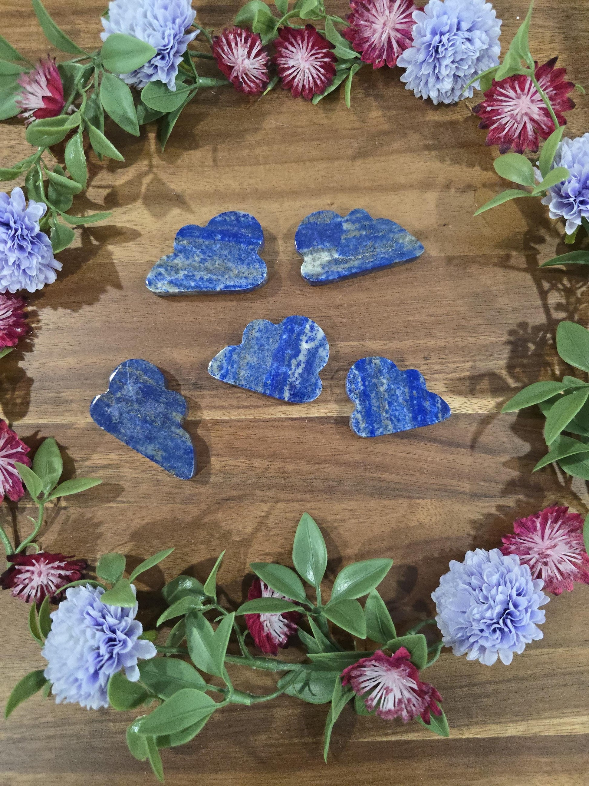 Calming Crystal Clouds in Blue, Pink, Teal, and Caramel Browns | Cute Easter Basket Ideas and Summer Home Decorations