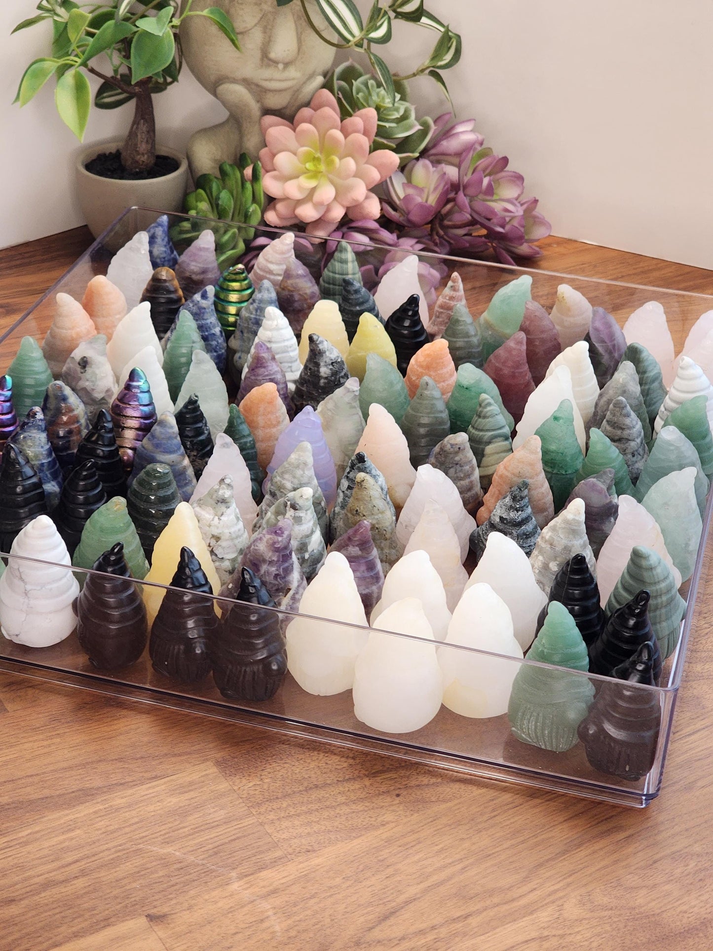 Imperfect Crystal Gnomes | Surprise Mystery Crystal Picks! | Adorable Wizard Misfits | Slight Chips, cracks, sizing or discoloration