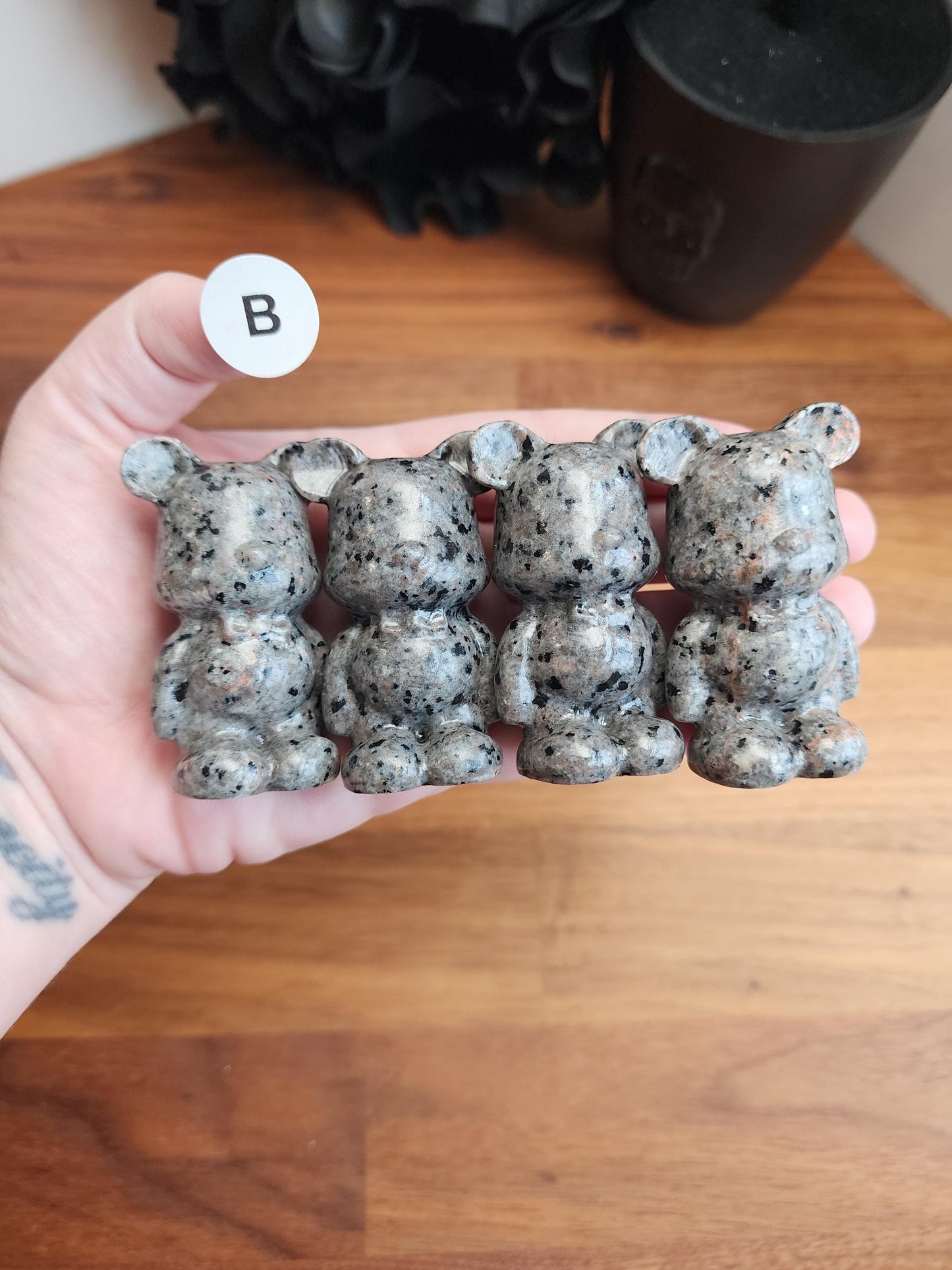 Cool Crystal Bears | Medium Size | Blue, Red, Green, Zebra, Yellow | Intuitively Chosen