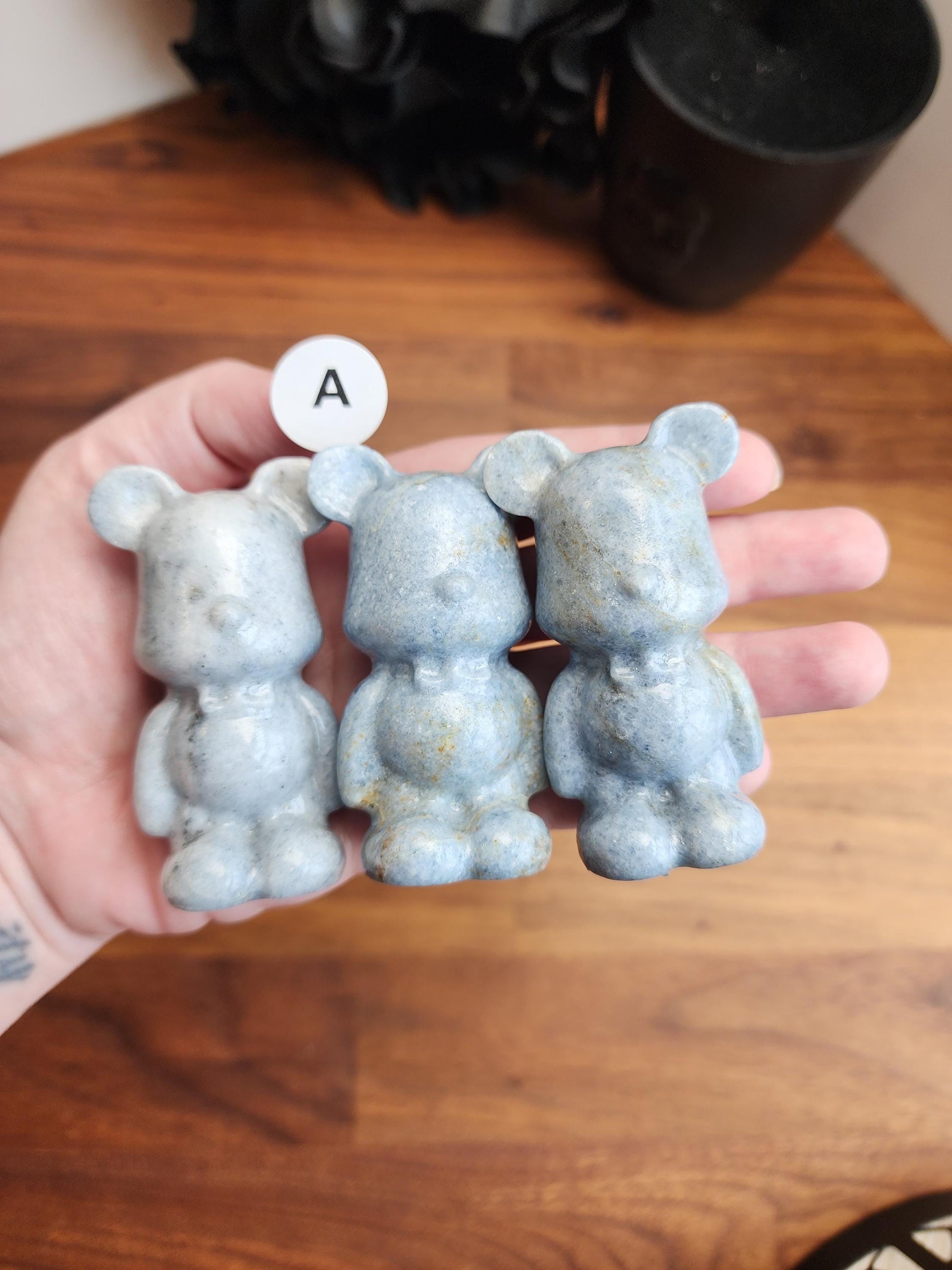 Cool Crystal Bears | Medium Size | Blue, Red, Green, Zebra, Yellow | Intuitively Chosen