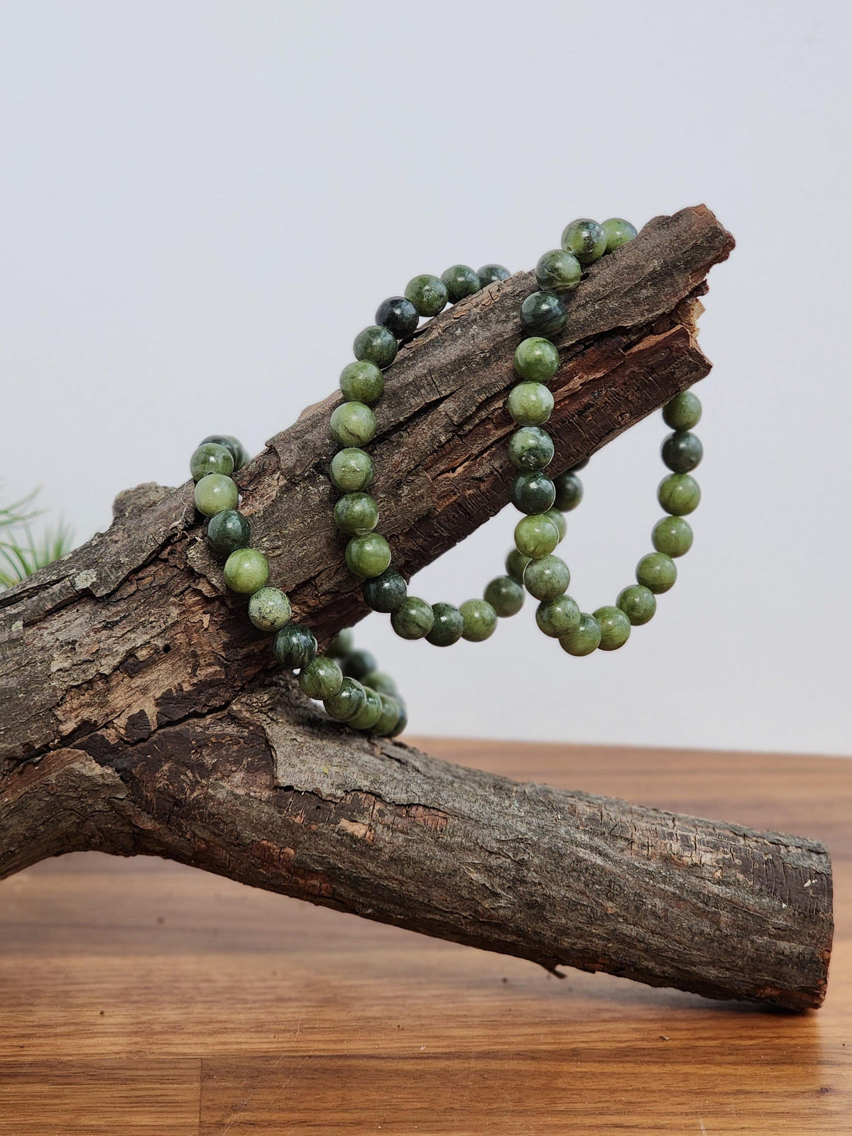 Fun green jade bracelets, beautiful christmas stocking stuffers for teens who love crystals