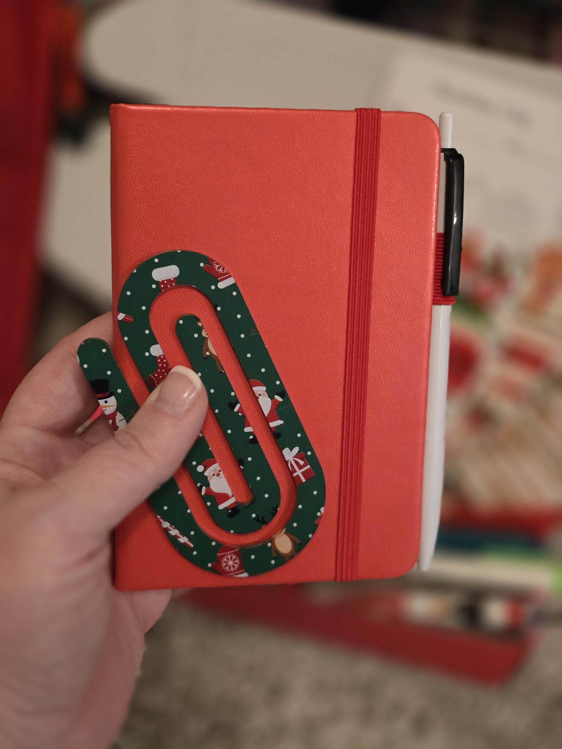 Holiday Bookish Bundle: Notebook, Pens, Bookmarks - Festive Gift Box