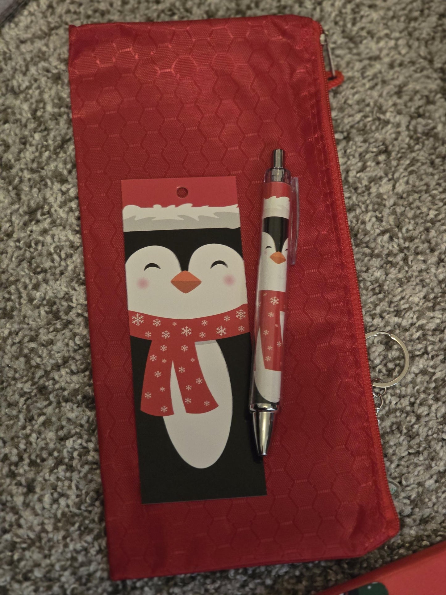 Holiday Bookish Bundle: Notebook, Pens, Bookmarks - Festive Gift Box