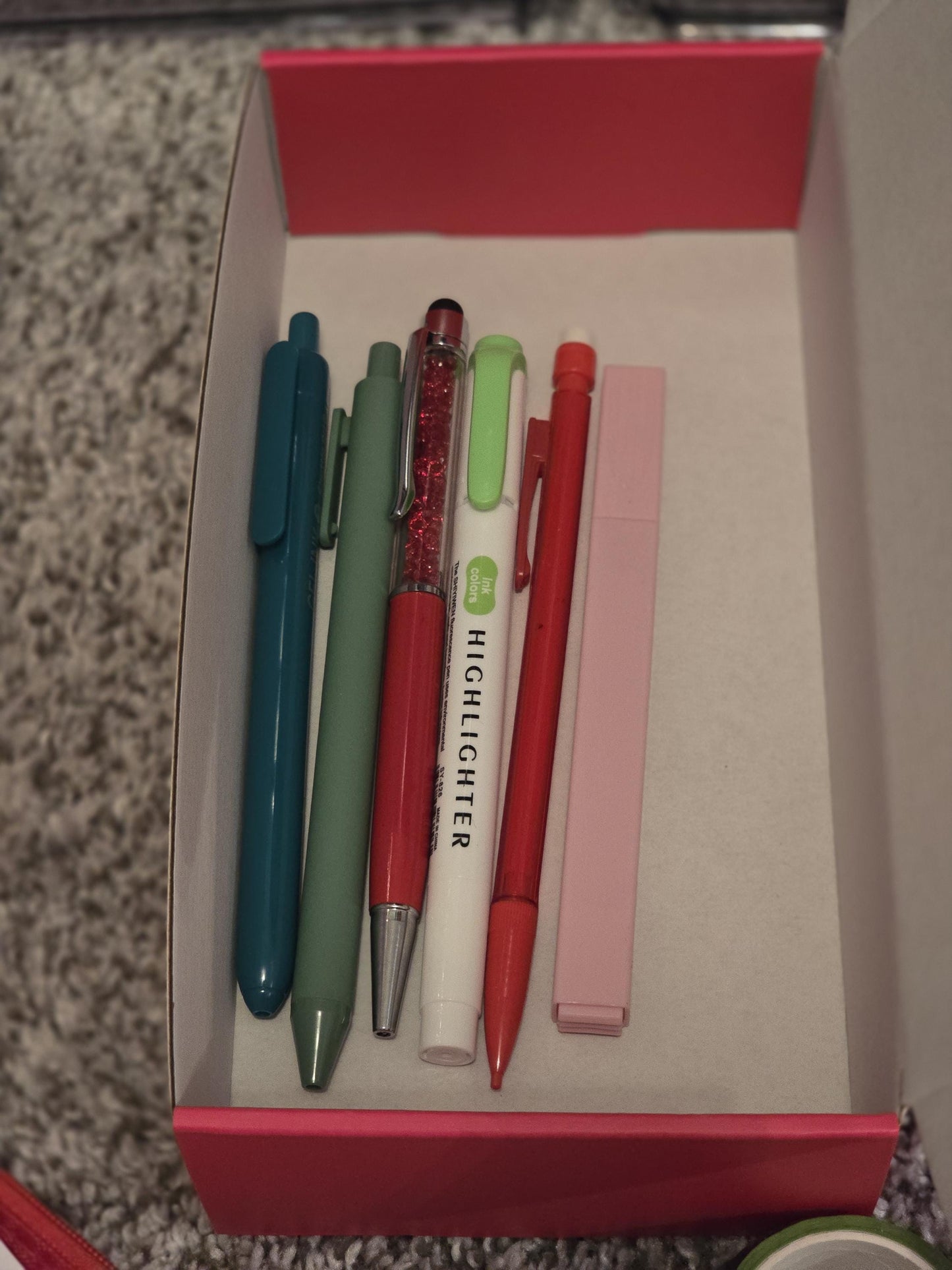 Holiday Bookish Bundle: Notebook, Pens, Bookmarks - Festive Gift Box