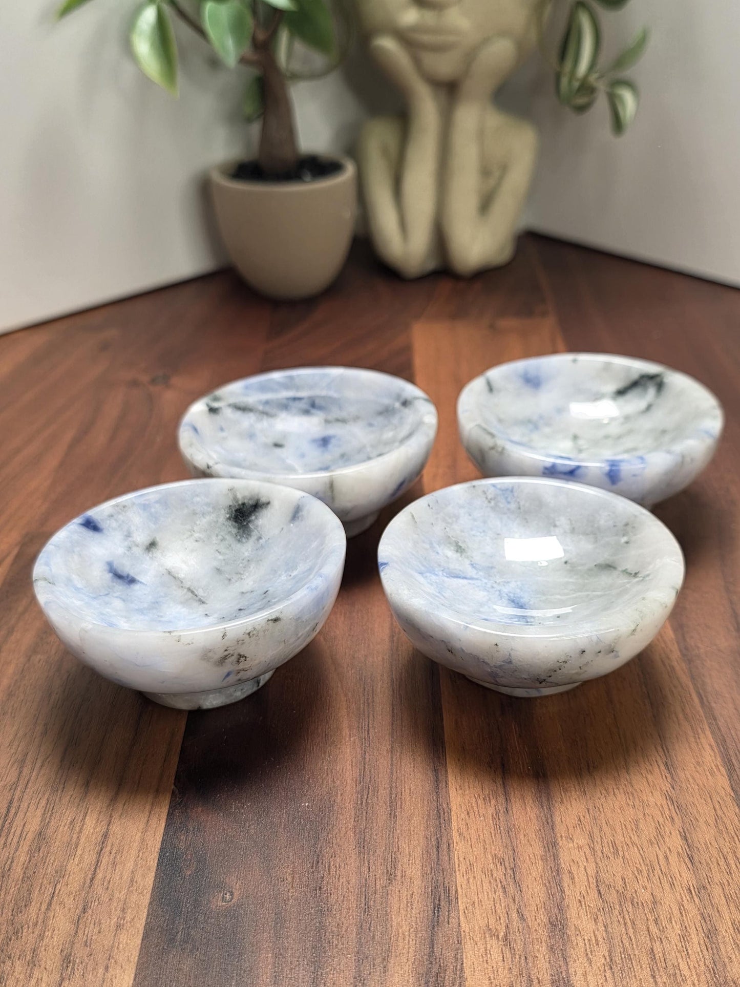 Sodalite Bowl: Deep Blue Crystal Ring Dish - Small 2.5 Inch