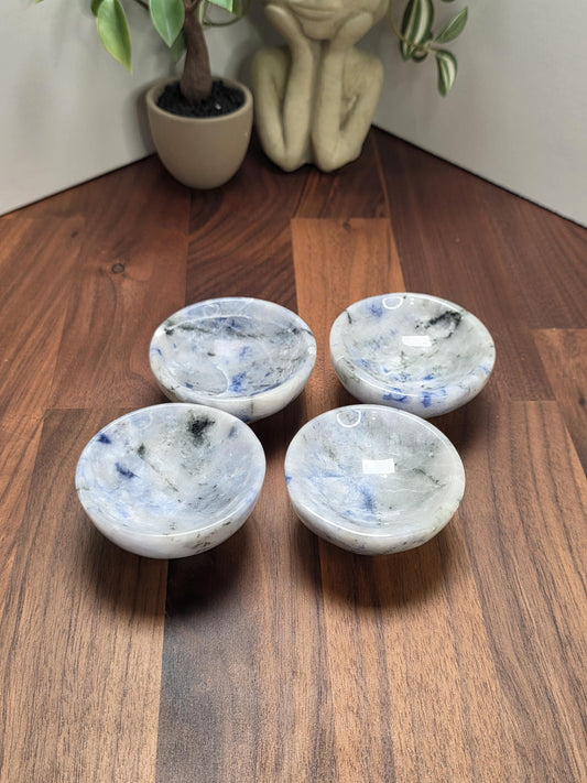 Sodalite Bowl: Deep Blue Crystal Ring Dish - Small 2.5 Inch