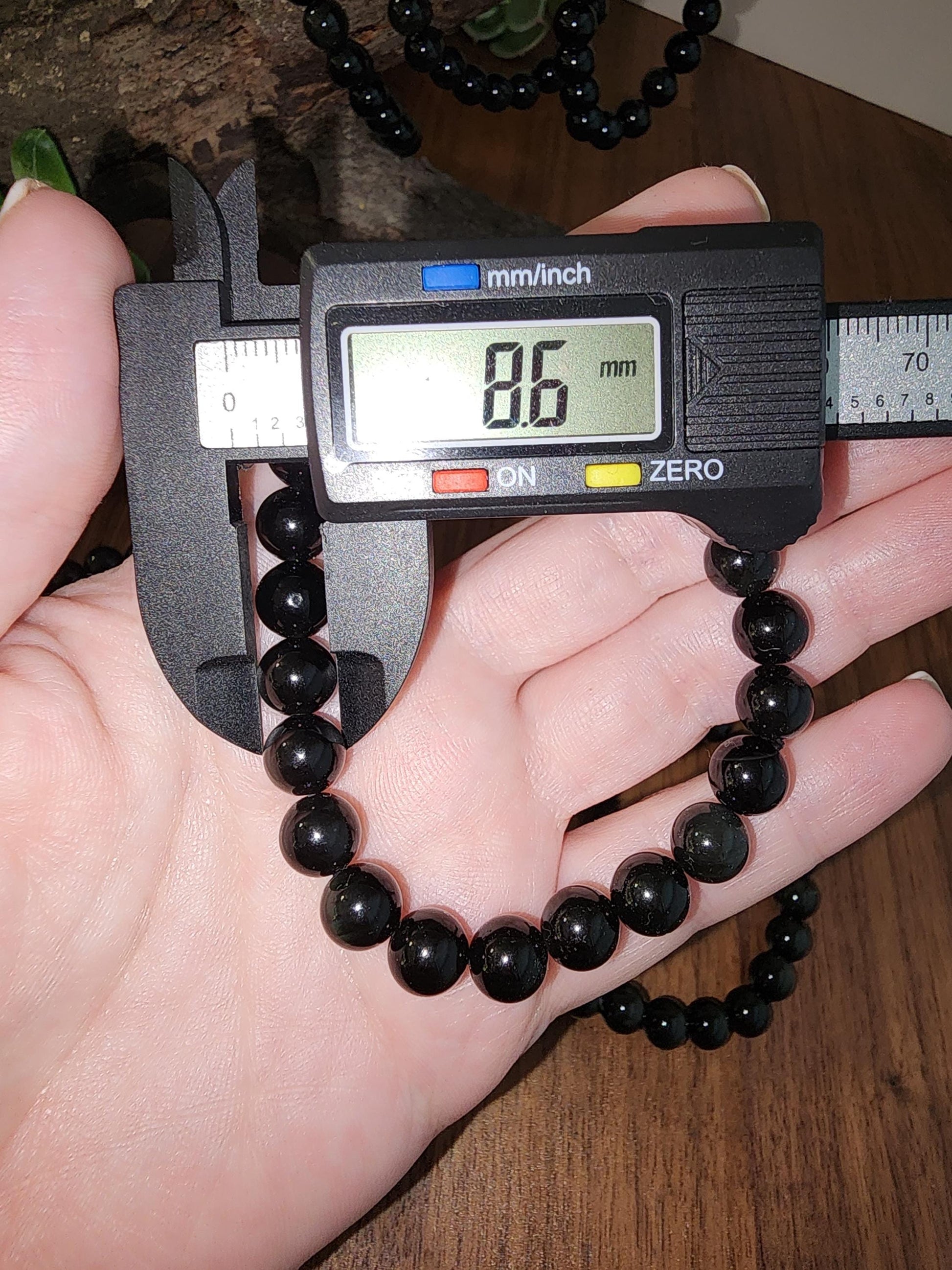 Rainbow Obsidian Bracelet: 8MM Natural Black Crystal Beads with Purple, Green Chatoyant Effect | Subtle LGBTQ+ Jewelry | Pride Couple's Gift