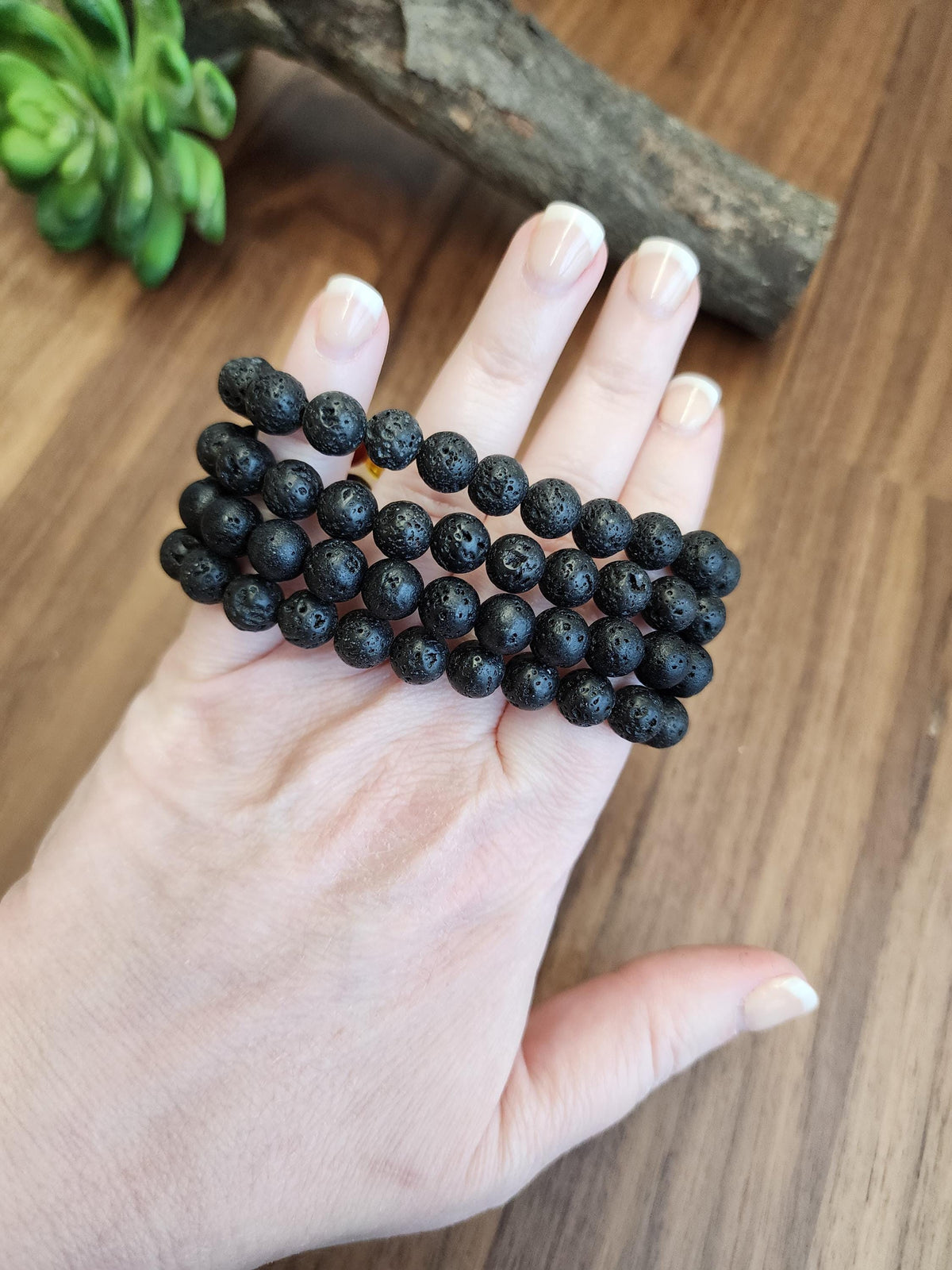7 Chakra Bracelet: 8MM Lava Rock Crystal Beads | Rainbow Jewelry | Spiritual Yoga Meditation and Prayer Charm | ROYGBIV Wearable Art