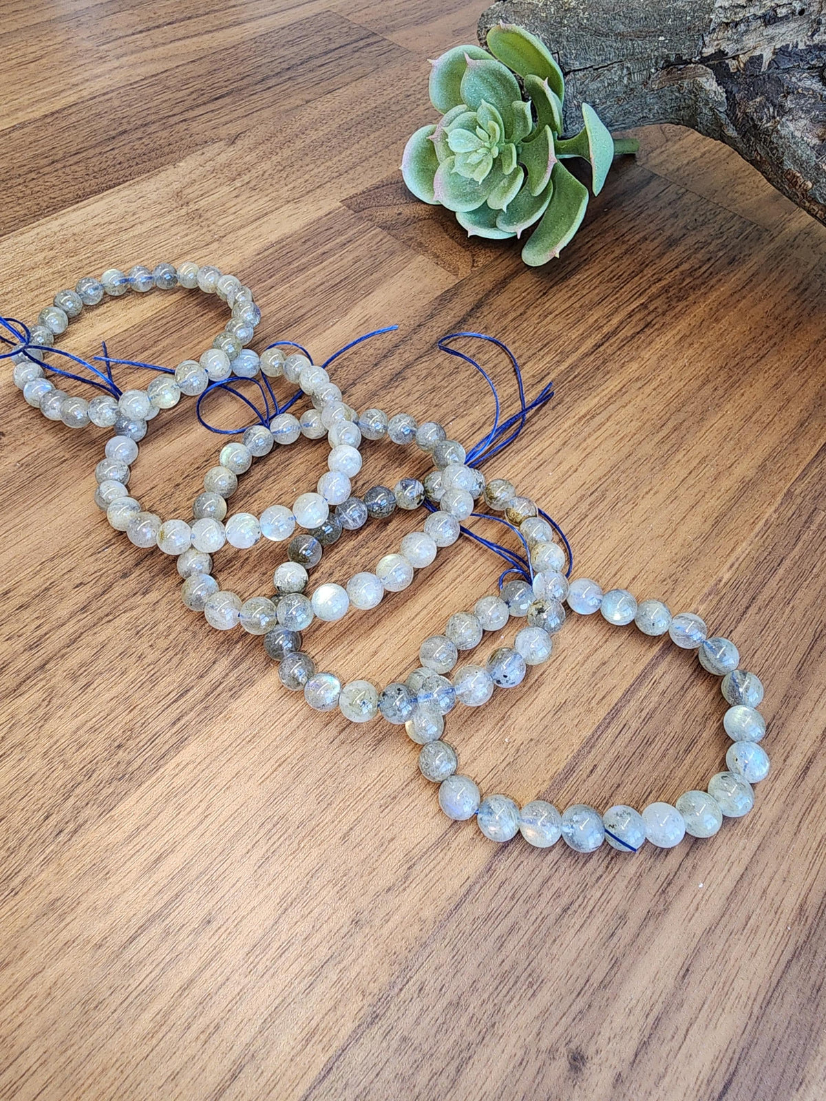 Inv - High Quality Labradorite Bracelet: 7.5mm Dainty Crystal Jewelry | Rainbow Flash in Pink Purple Yellow Green Blue | Northern Lights Gem