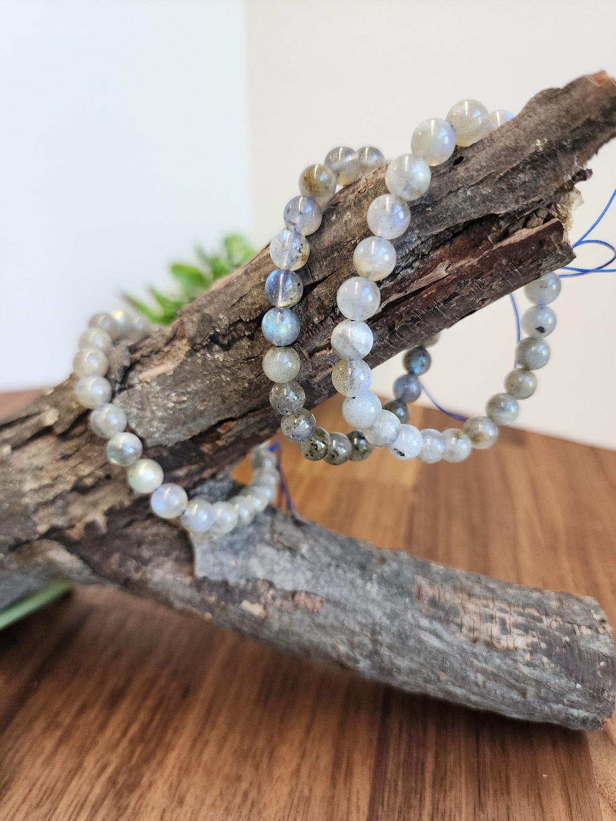 Inv - High Quality Labradorite Bracelet: 7.5mm Dainty Crystal Jewelry | Rainbow Flash in Pink Purple Yellow Green Blue | Northern Lights Gem