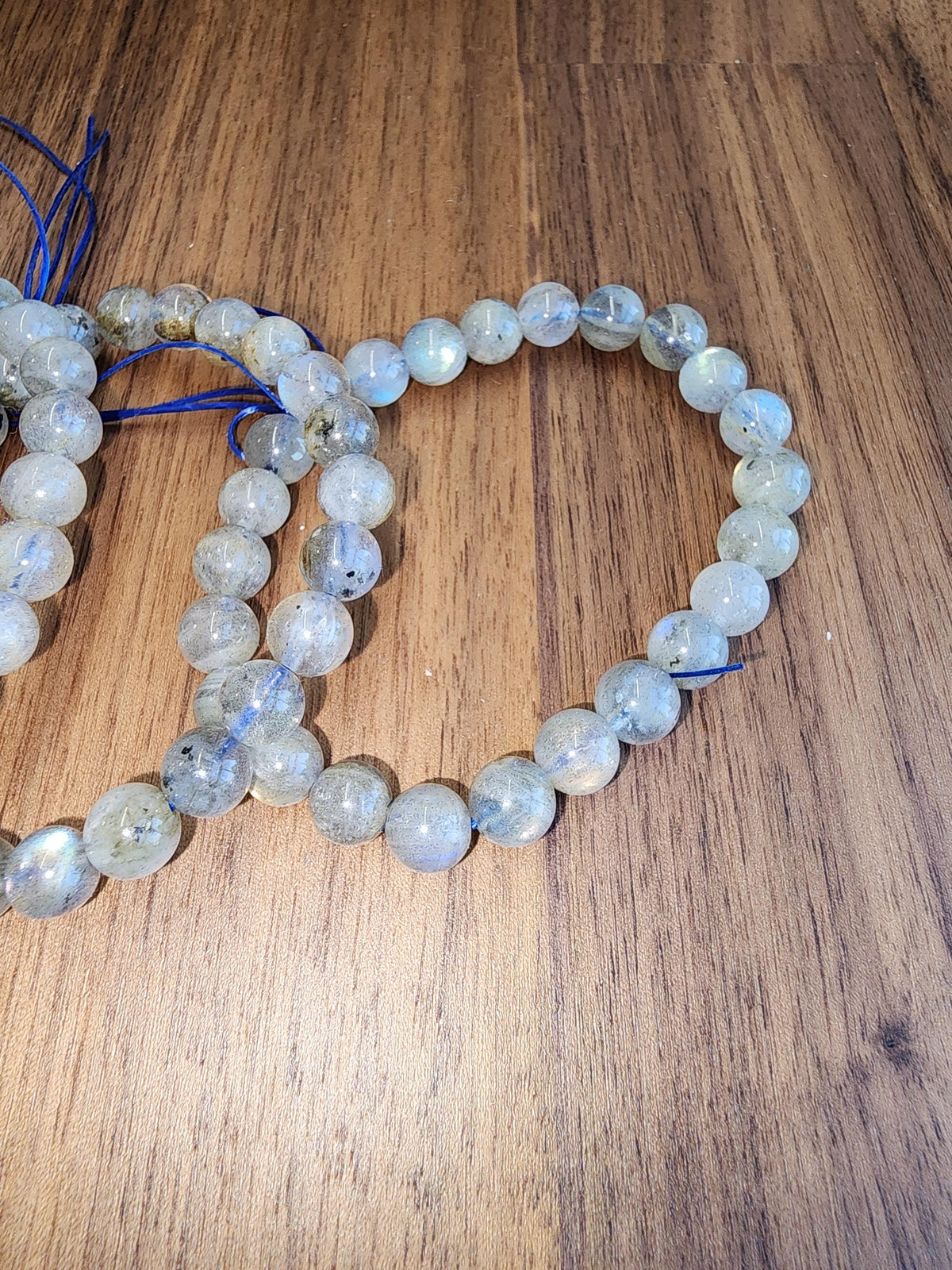 Inv - High Quality Labradorite Bracelet: 7.5mm Dainty Crystal Jewelry | Rainbow Flash in Pink Purple Yellow Green Blue | Northern Lights Gem