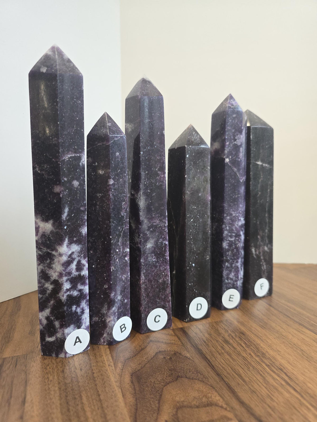 Unicorn Stone Tower: Lepidolite, Pink Tourmaline & Smokey Quartz Crystal Point