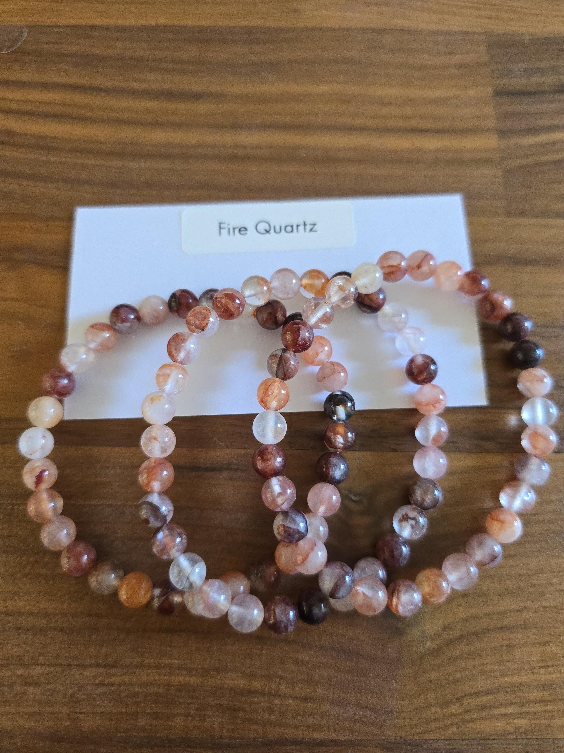 Crystal Bracelets: 6MM Dainty Medium Natural Colorful Stone or Wood Beads | Small Cutesy Gifts for Friends, Family, Teacher, Little Rewards