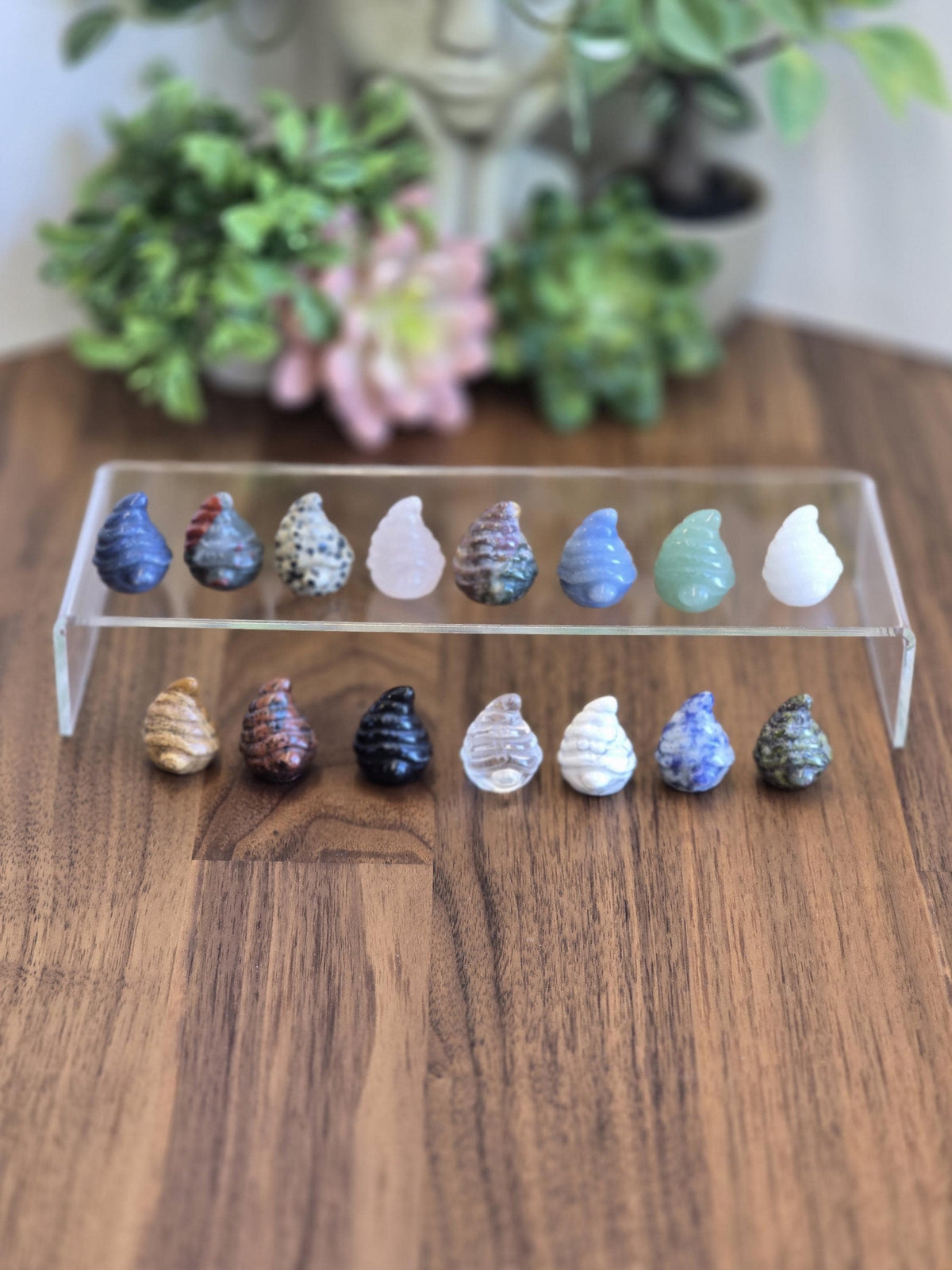 New - Baby Mystery Gnomes | Tiny Crystal Wizard | Cute Wise Whimsy Trinket | Stone Figurine for Stocking Stuffers or Little Dopamine Treats