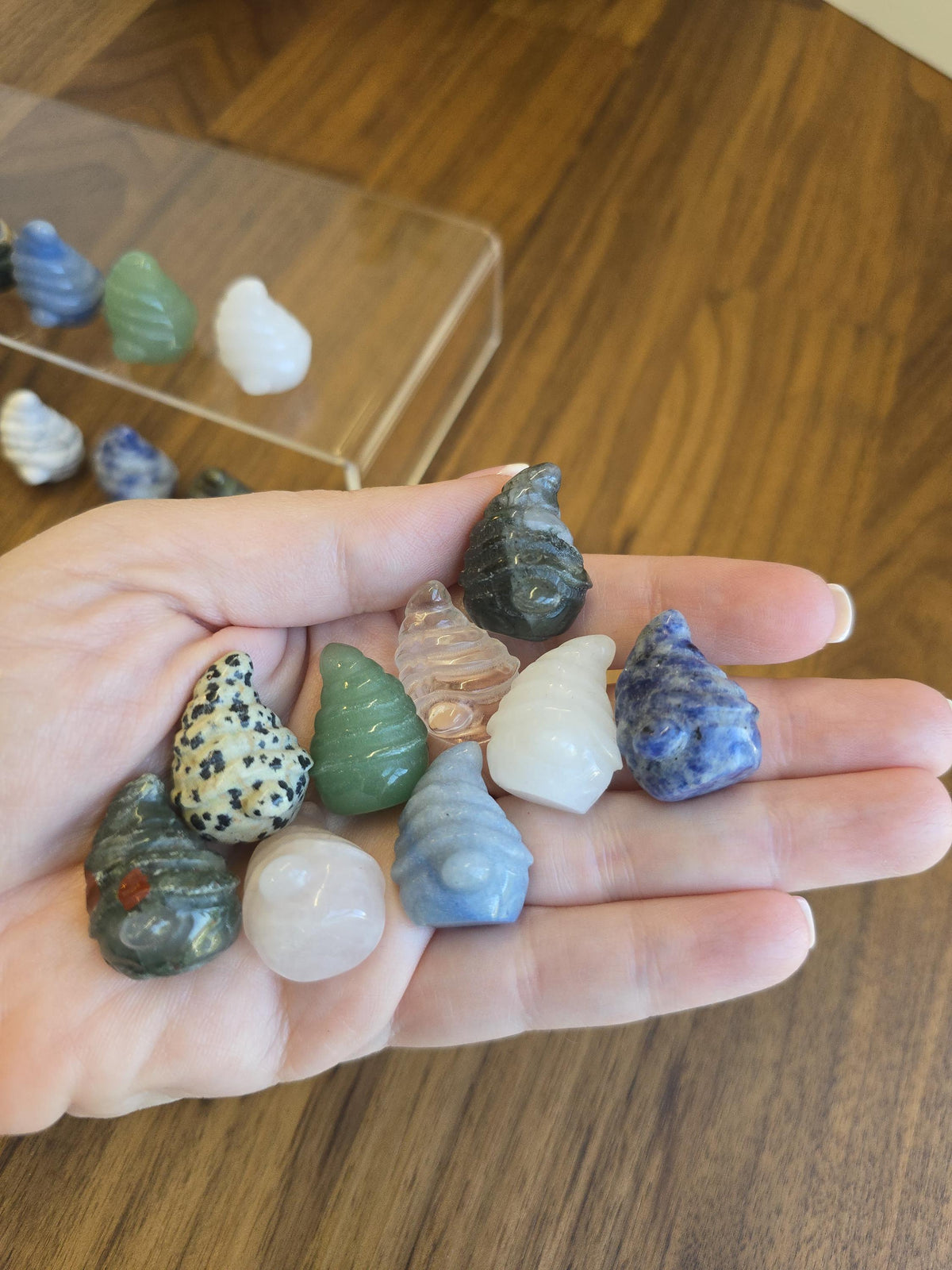 New - Baby Mystery Gnomes | Tiny Crystal Wizard | Cute Wise Whimsy Trinket | Stone Figurine for Stocking Stuffers or Little Dopamine Treats