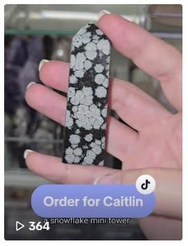Have your order packed on TikTok & Instagram by Amber at Pop Rocks Decor!