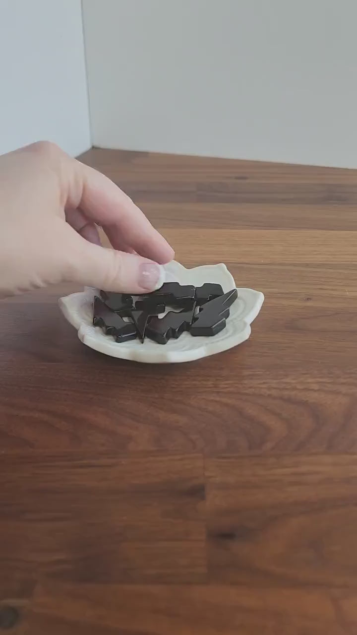 Black Obsidian Lightning Bolt | Crystal Streak of Lightning