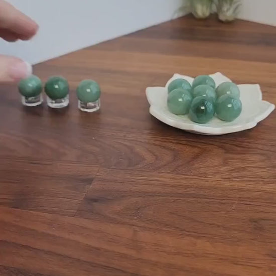 Green Aventurine Mini Sphere: Small Crystal Ball Collection