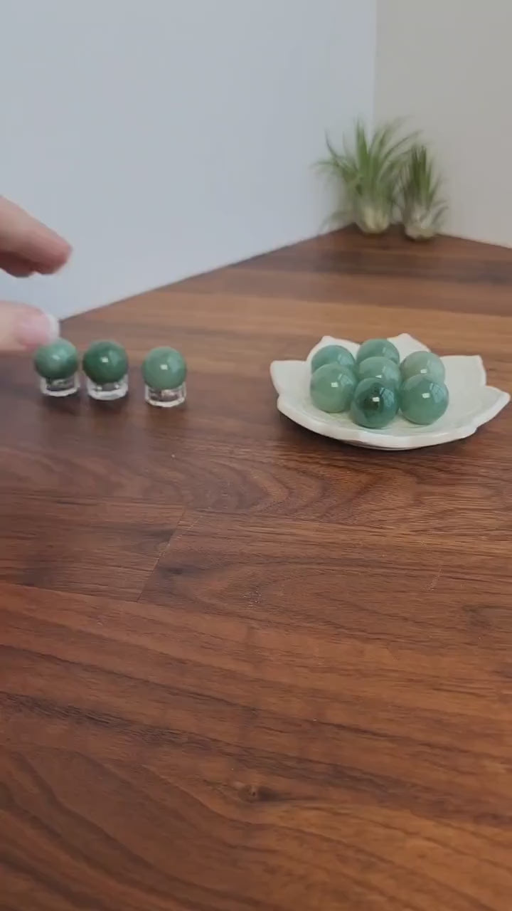 Green Aventurine Mini Sphere: Small Crystal Ball Collection