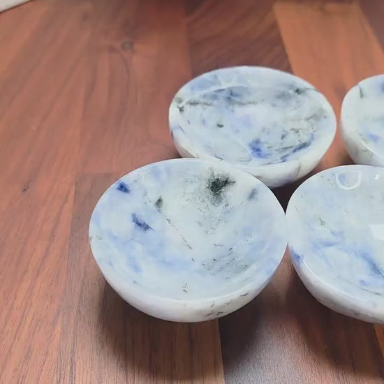 Sodalite Bowl: Deep Blue Crystal Ring Dish - Small 2.5 Inch