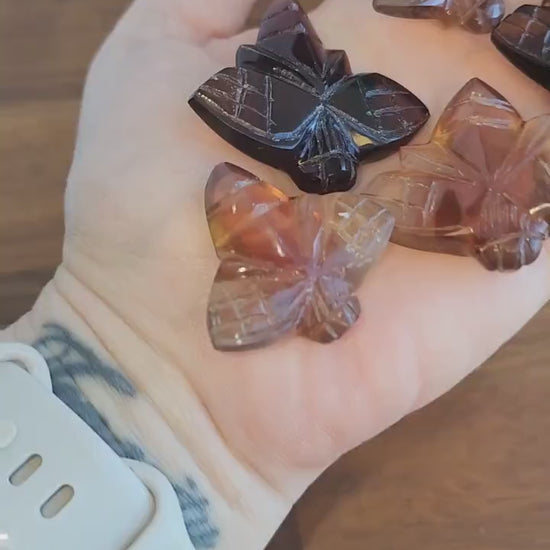 Amber Bee Carving | Natural Amber Carvings | Wings Closed Honeybee | Save the Bees | Intuitively Chosen