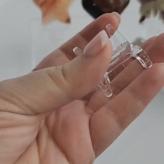 Acrylic Stands | Display Stands for Slabs, Hearts, Stars, Butterflies, and Specimens