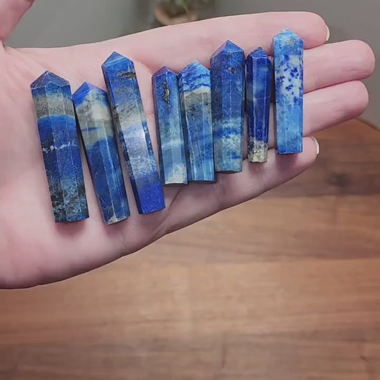 Lapis Lazuli Mini Crystal Tower: Intuitively Chosen