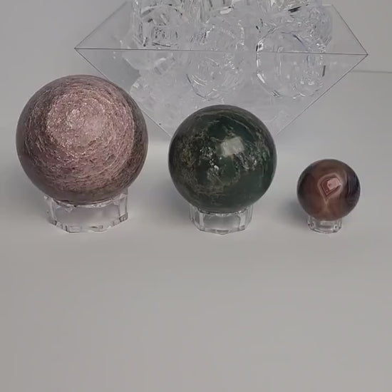 Acrylic Sphere Stands |  Display Holders for your Crystal Spheres and Balls