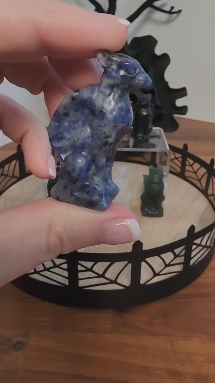 Mini Crystal Griffin Carvings | Fantasy Stone Gargoyle Mythical Creatures for tabletop games, Medieval Castle Displays, and Romantasy Lovers