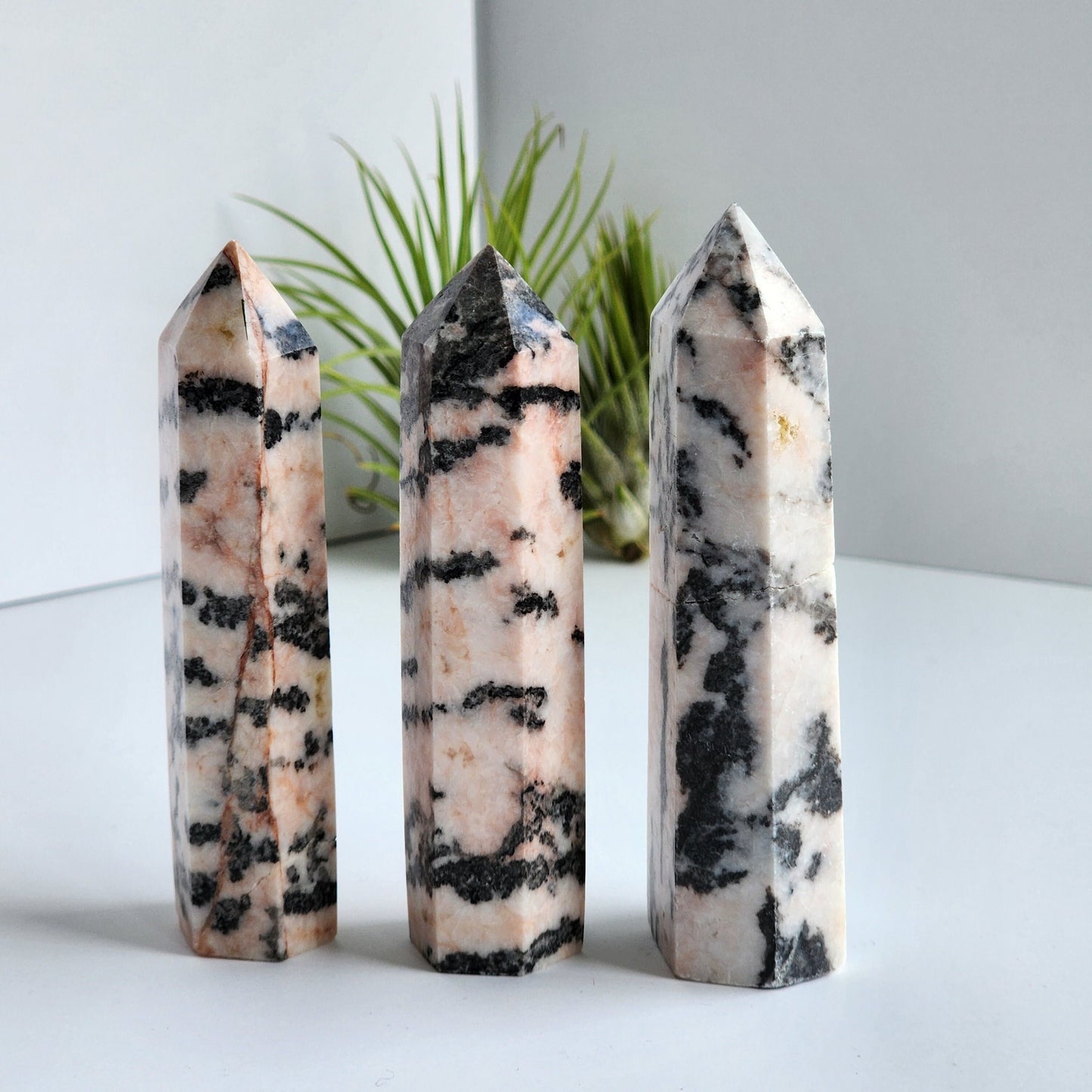 Pink Zebra Stripe Towers | Pink Zebra Jasper Point | Choose Your Own Point!