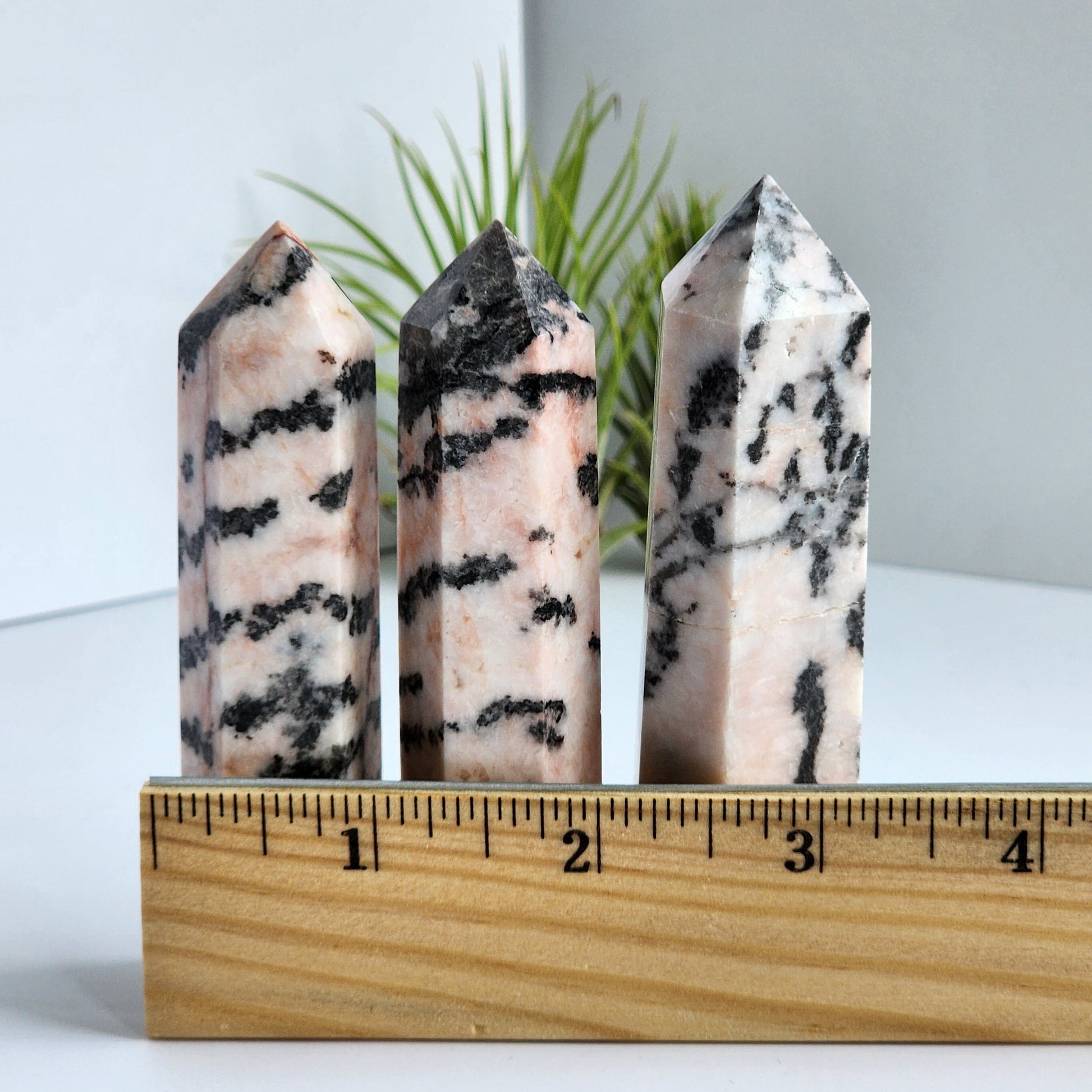 Pink Zebra Stripe Towers | Pink Zebra Jasper Point | Choose Your Own Point!